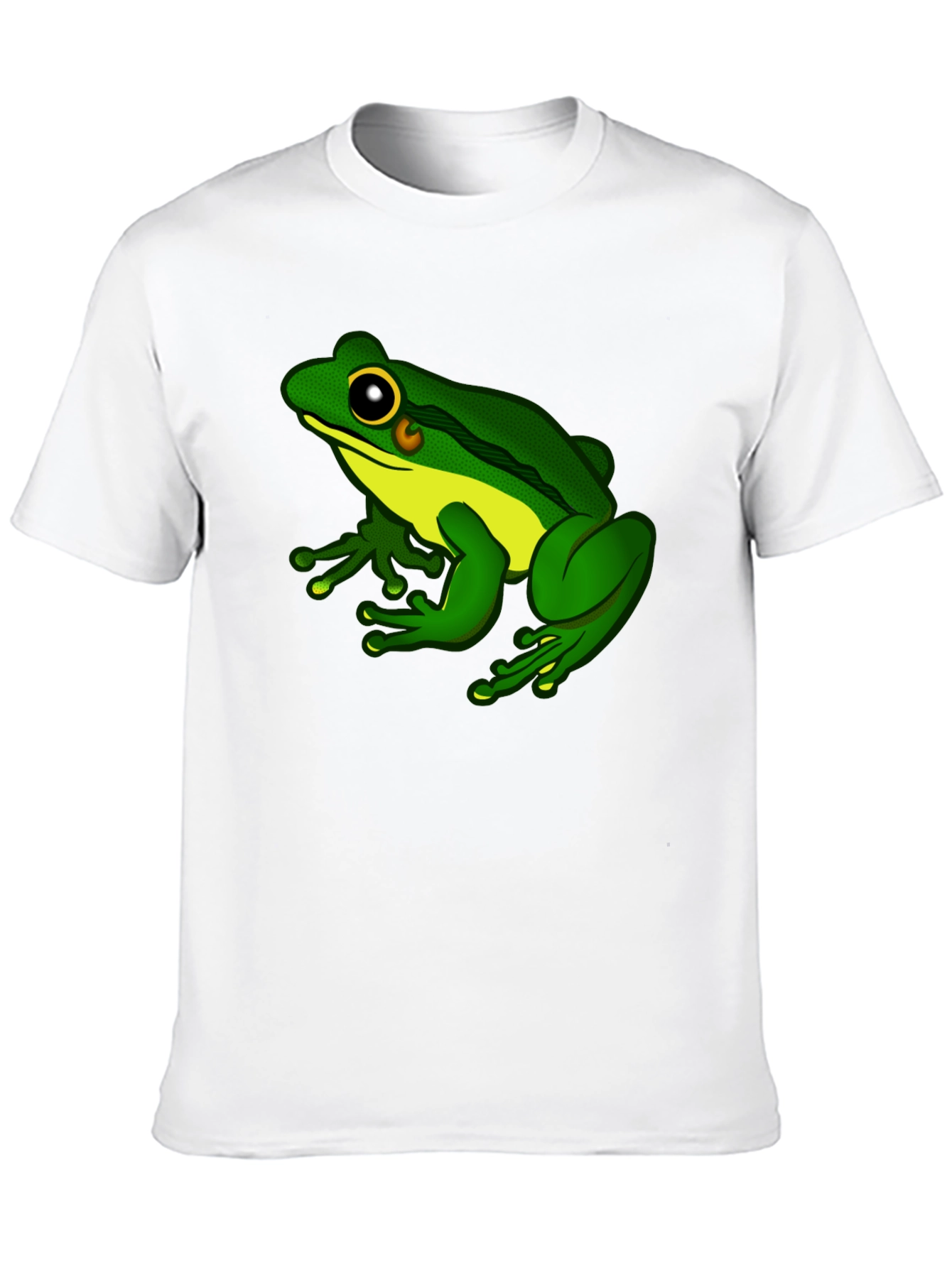 Frog Graphic Black T-Shirt - Mens Casual Tee