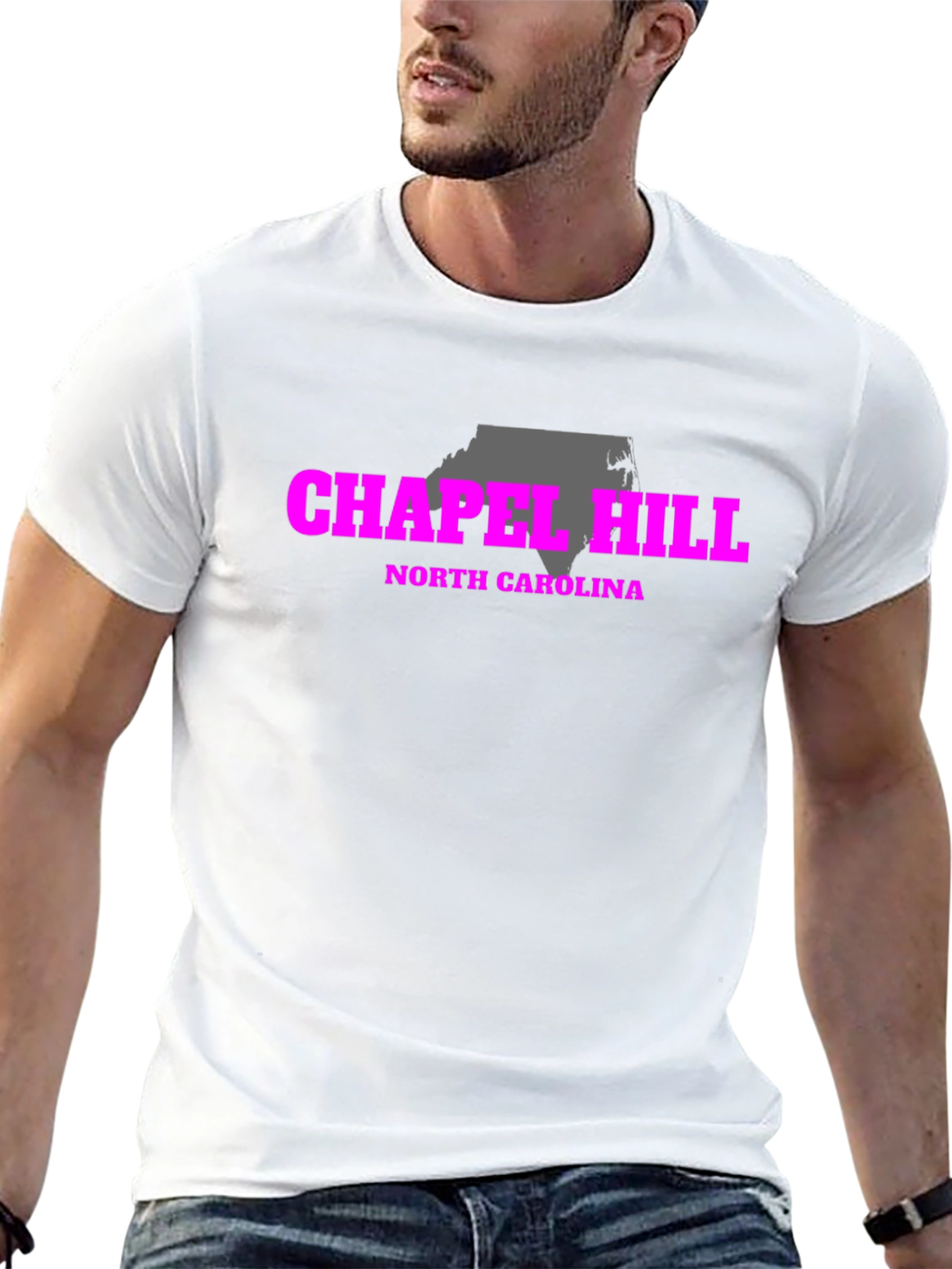 Chapel Hill North Carolina Black Graphic Tee