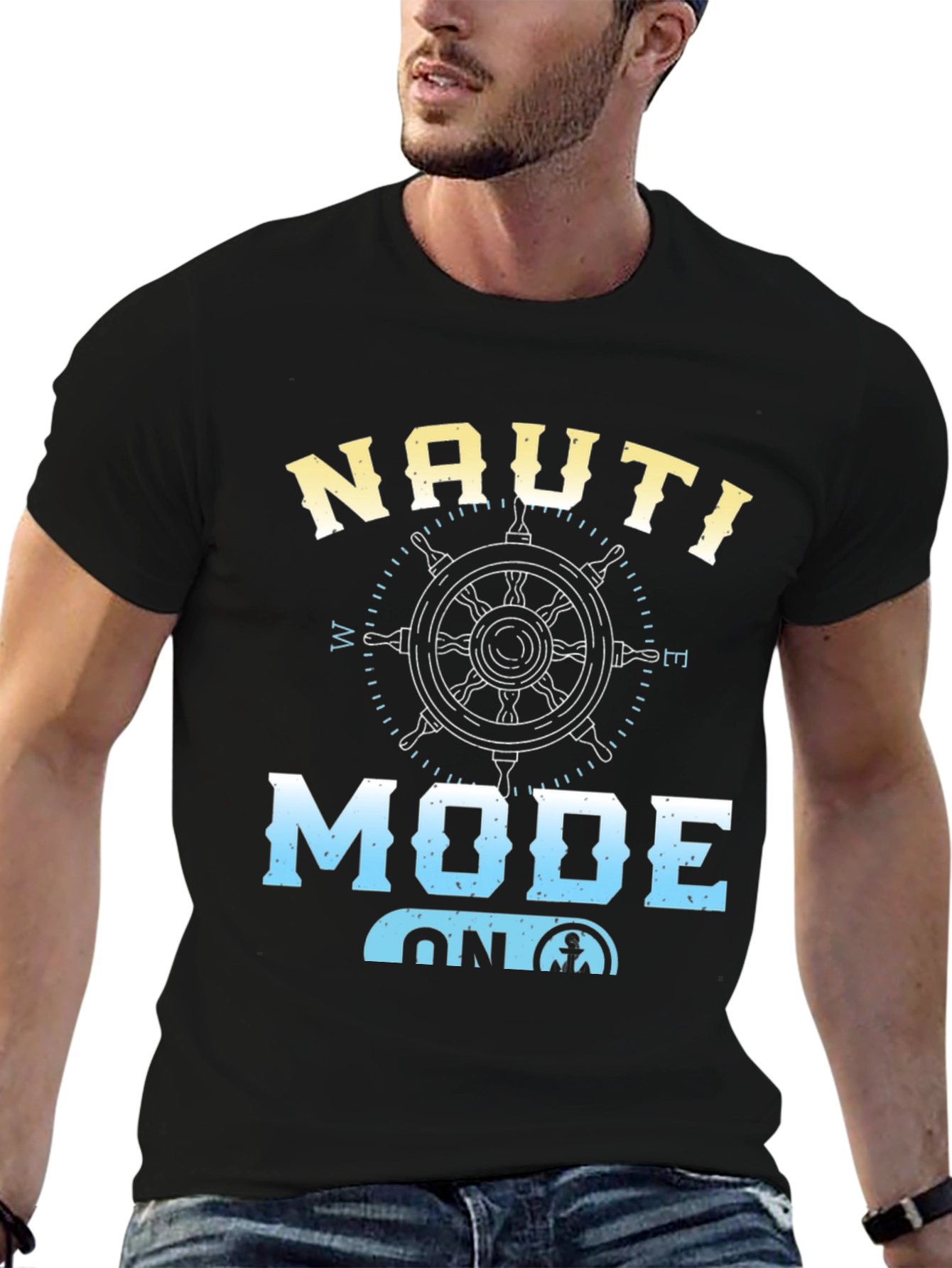 Nauti Mode On Graphic T-Shirt