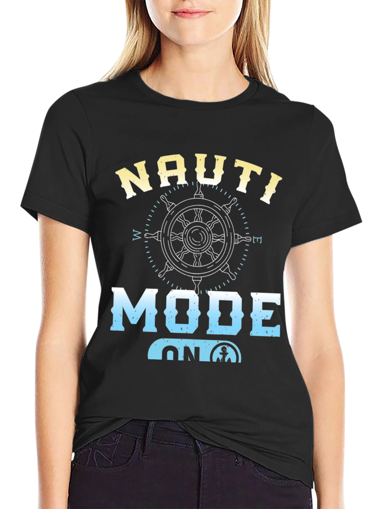 Nauti Mode On Graphic T-Shirt