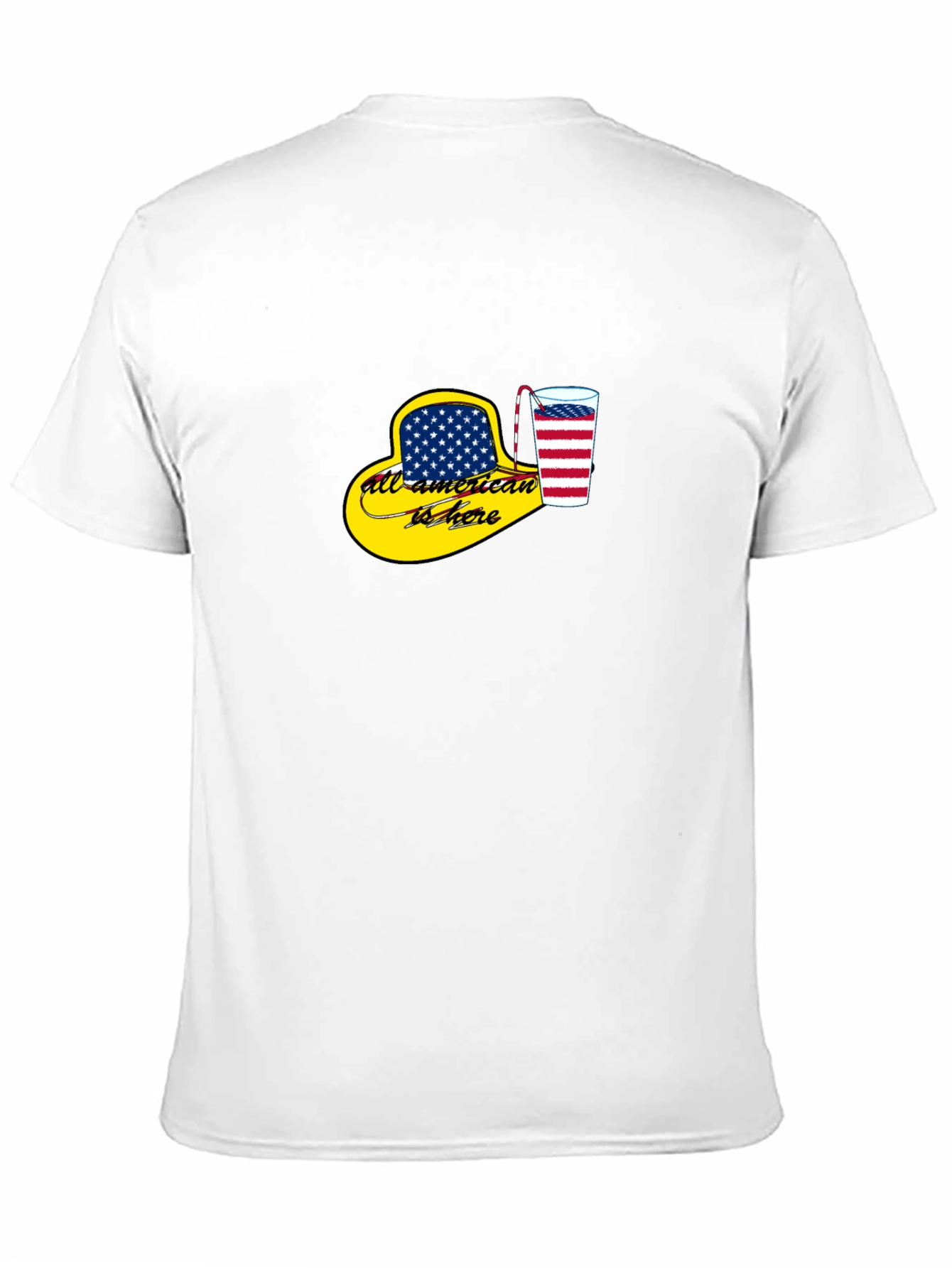 All-American Here Patriotic T-Shirt