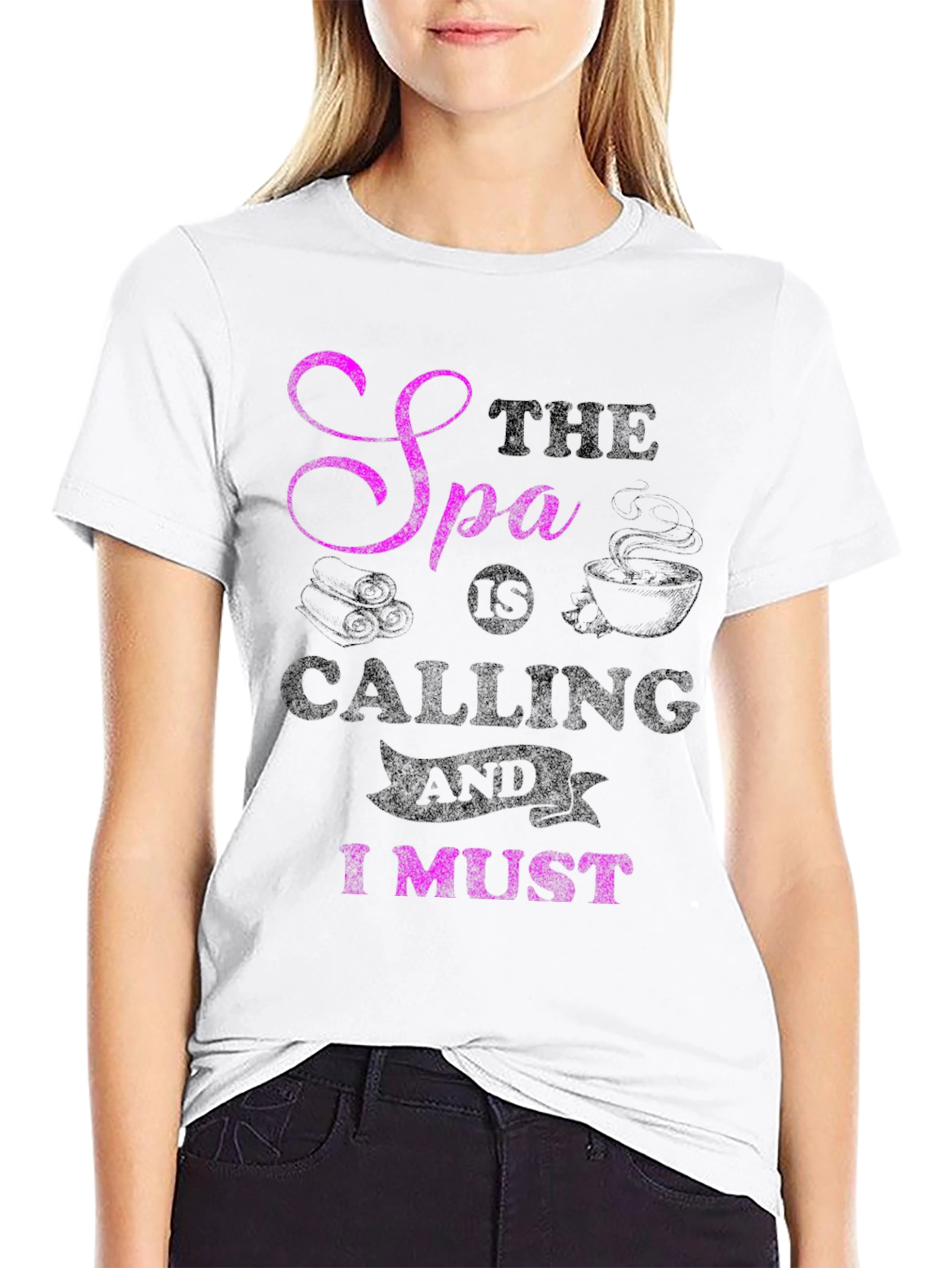 Spa Calling T-Shirt - Relax & Unwind