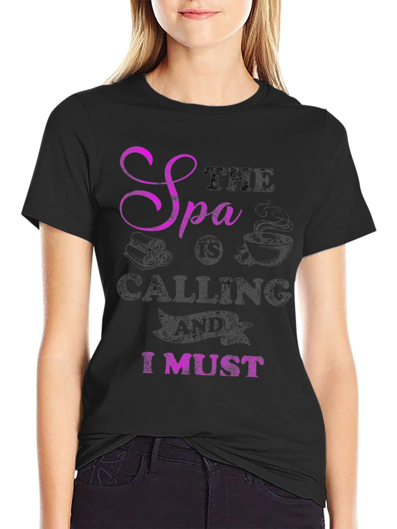 Spa Calling T-Shirt - Relax & Unwind