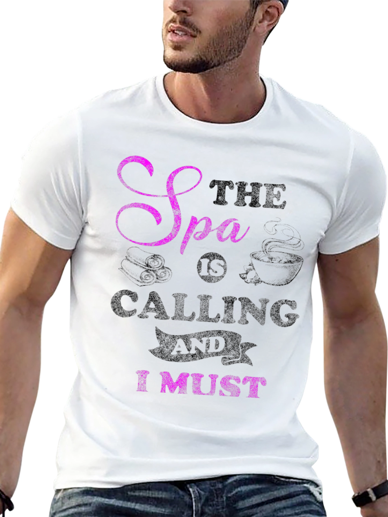 Spa Calling T-Shirt - Relax & Unwind