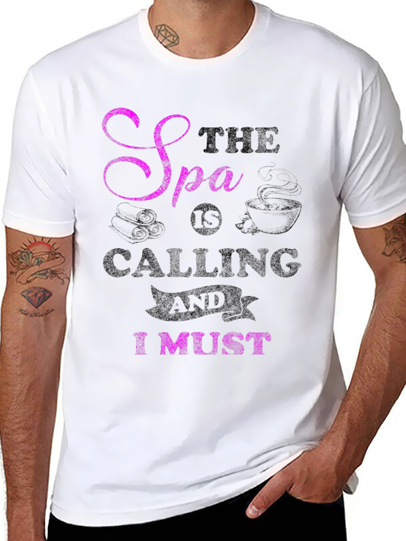 Spa Calling T-Shirt - Relax & Unwind