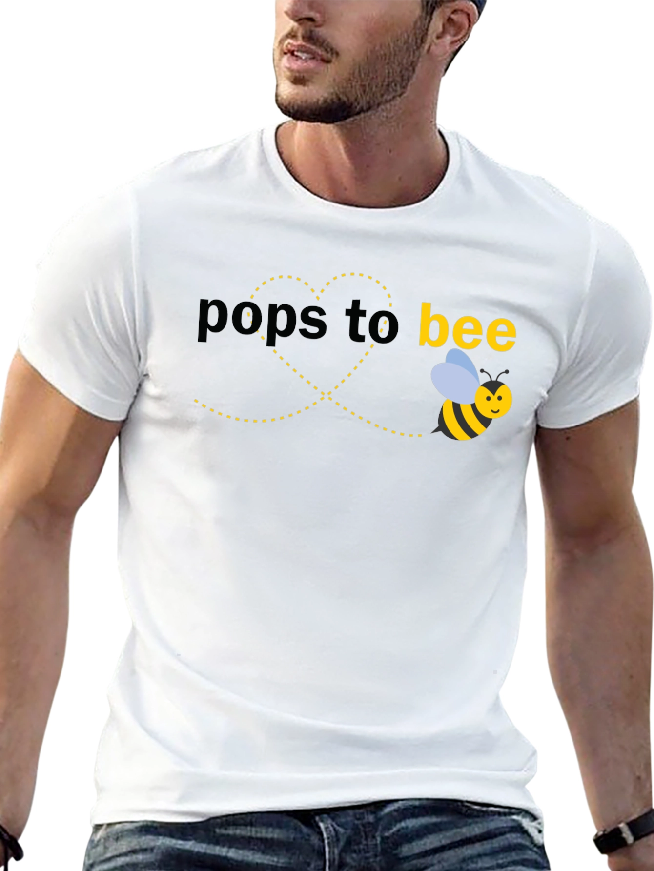 Pops to Bee T-Shirt - New Dad Gift
