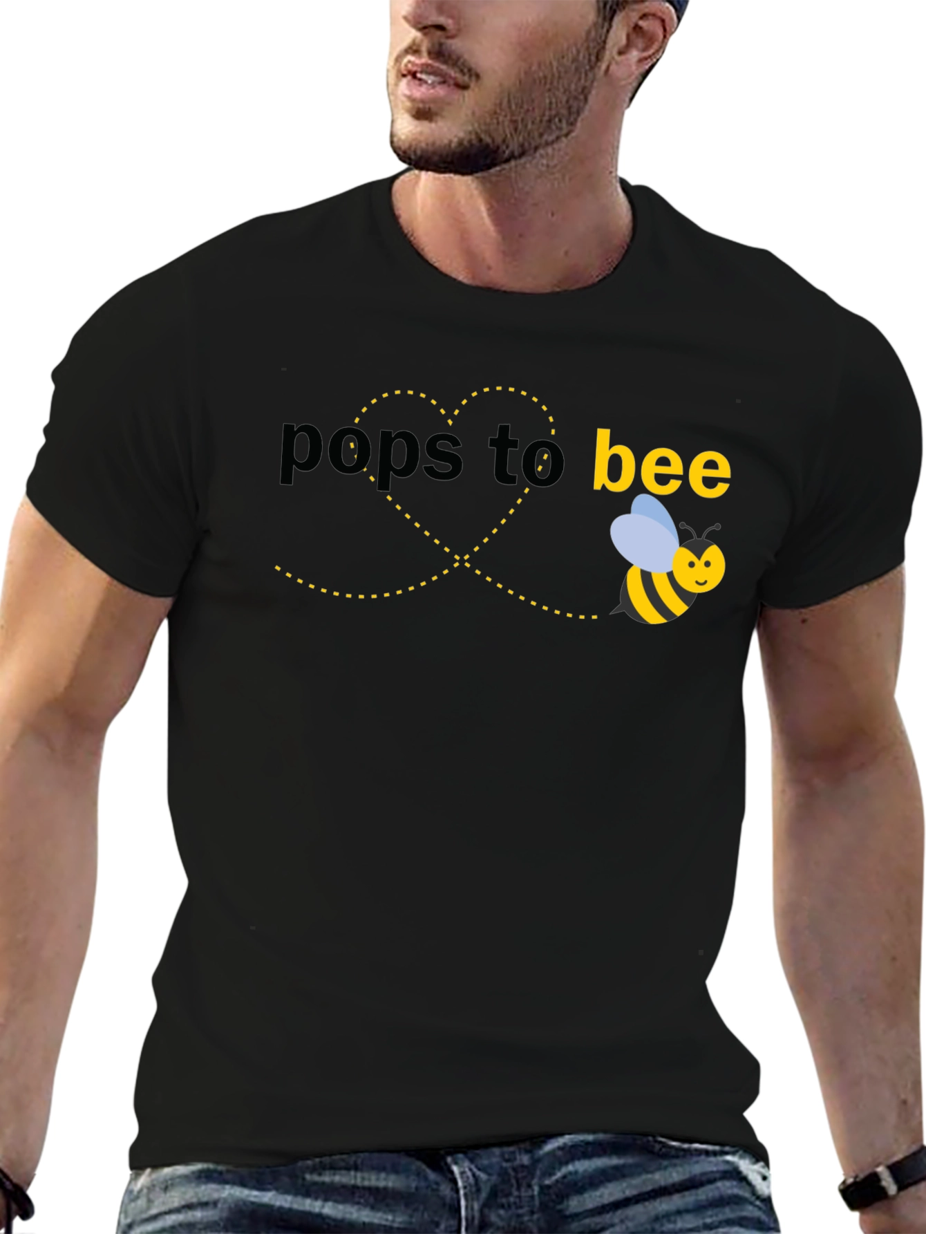 Pops to Bee T-Shirt - New Dad Gift