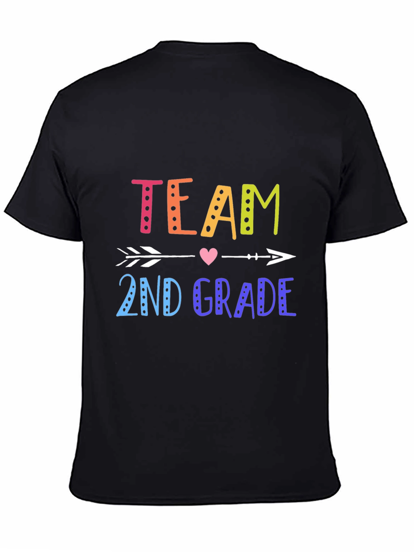 Team 2nd Grade Arrow Heart T-Shirt