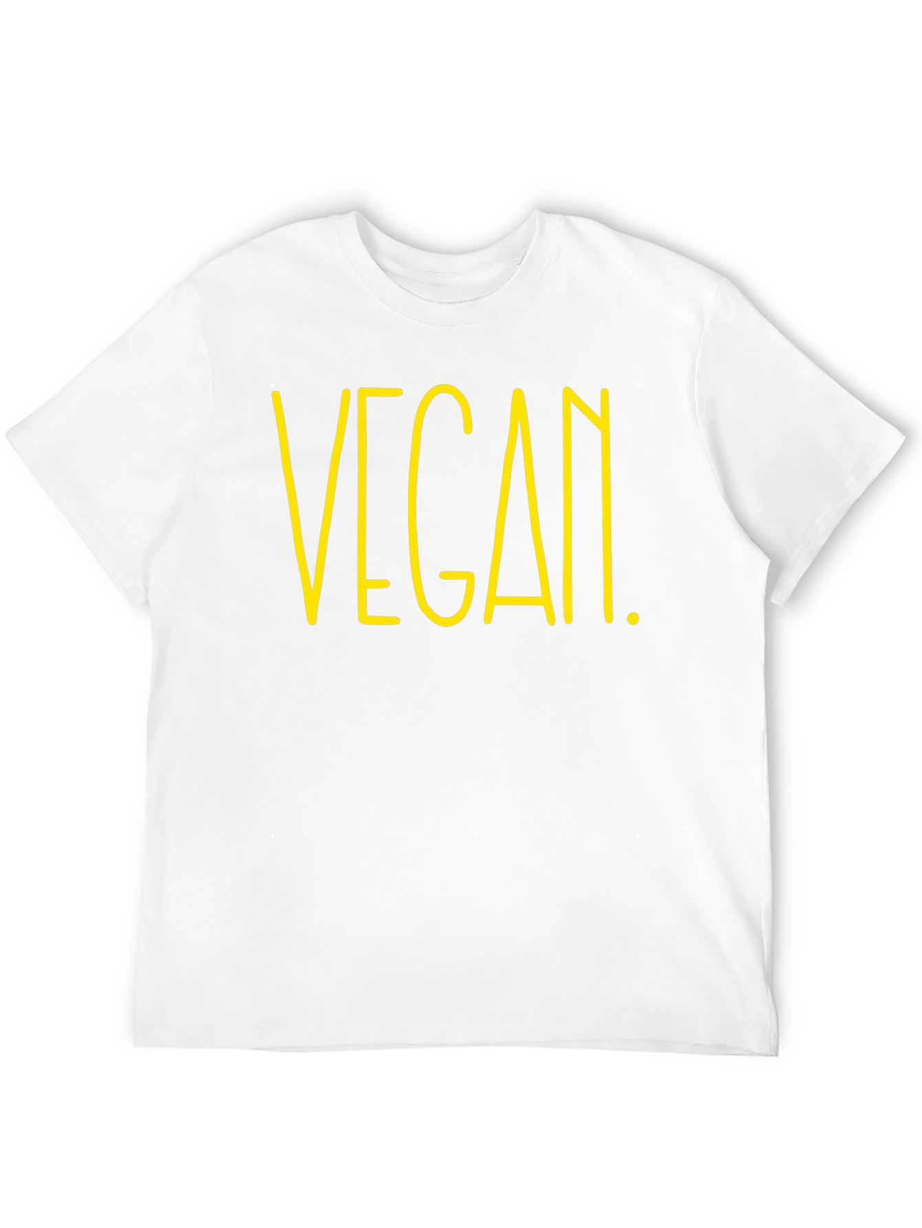 Vegan Graphic Tee - Black Cotton T-Shirt