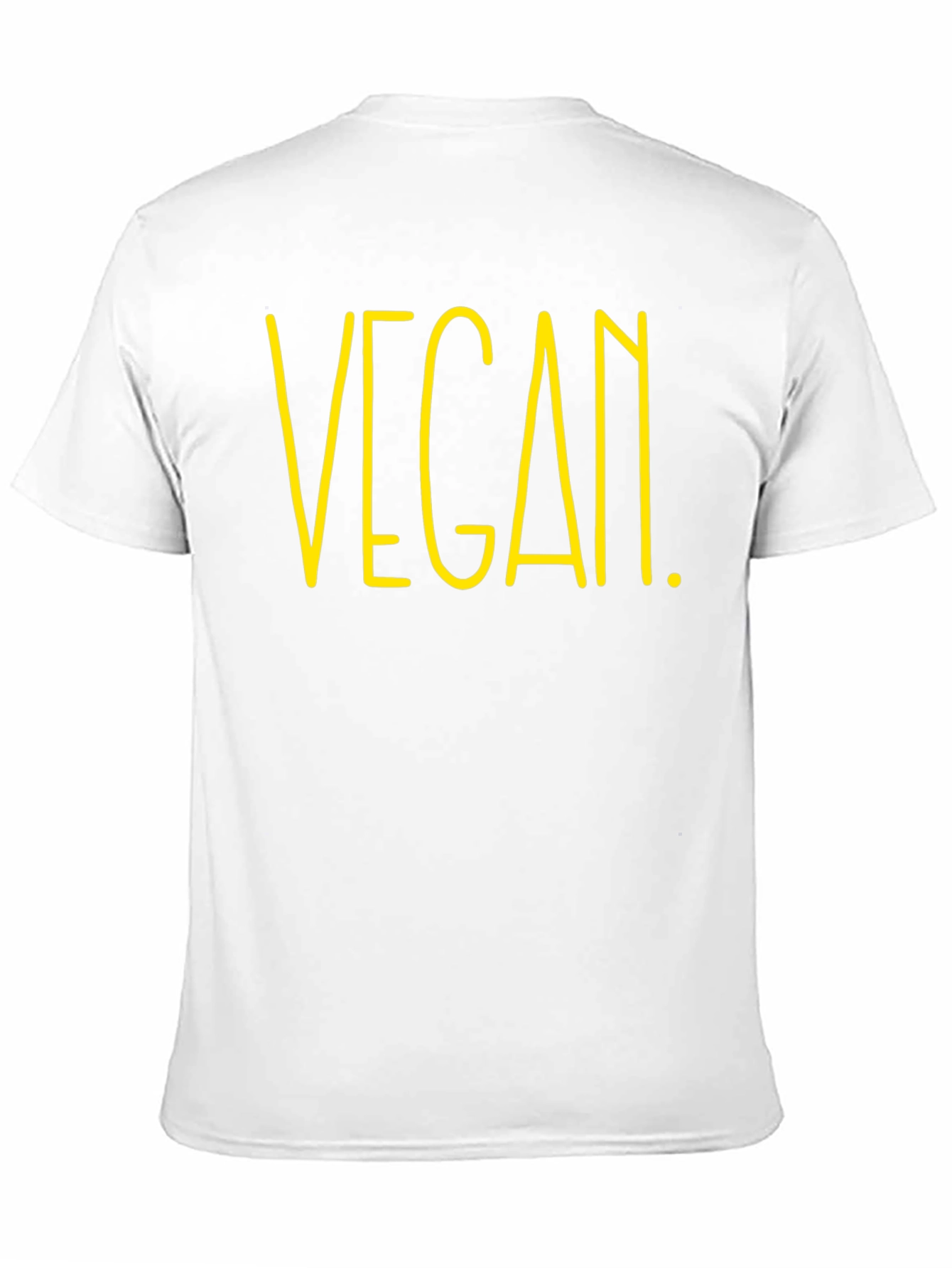 Vegan Graphic Tee - Black Cotton T-Shirt
