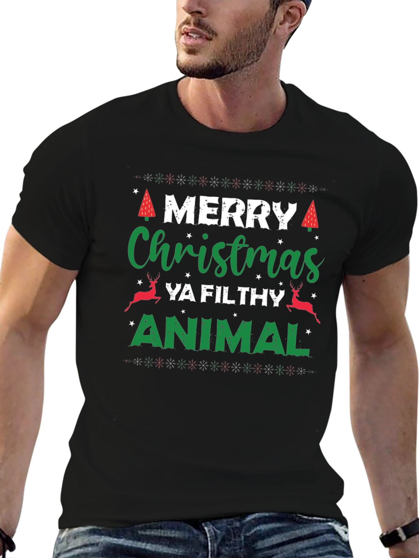Merry Christmas Ya Filthy Animal T-Shirt