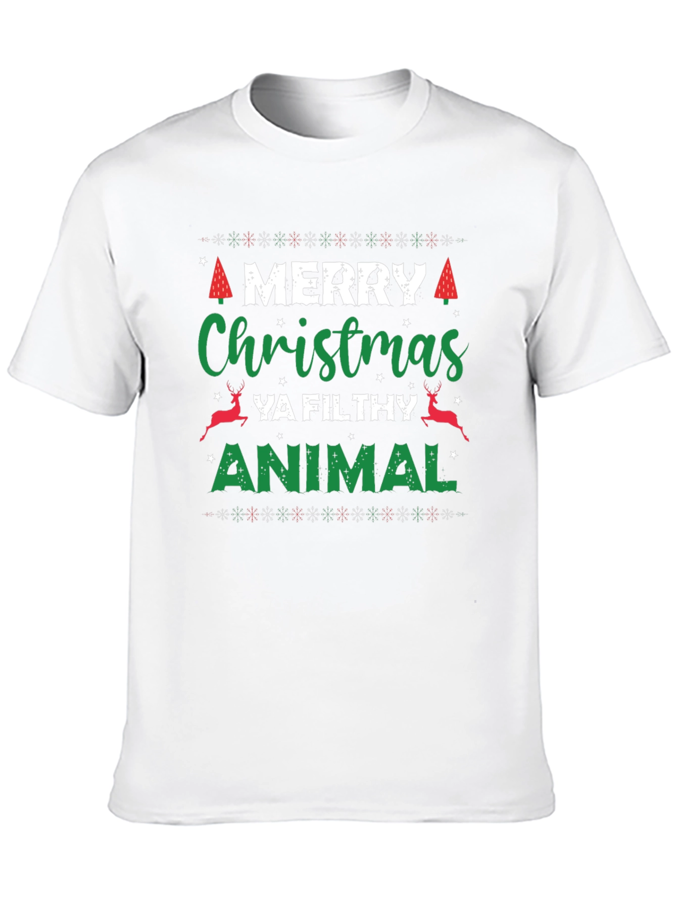 Merry Christmas Ya Filthy Animal T-Shirt