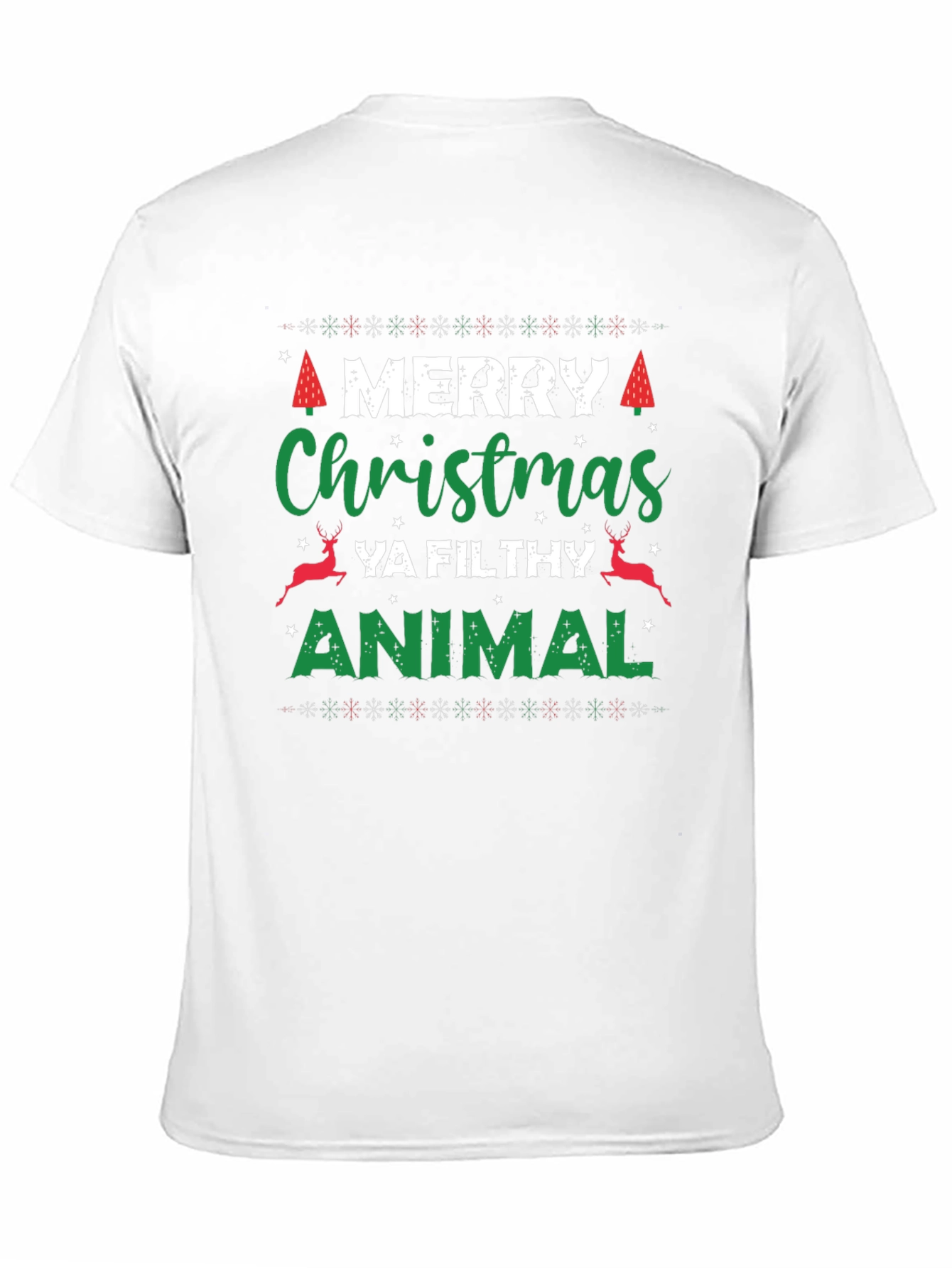 Merry Christmas Ya Filthy Animal T-Shirt