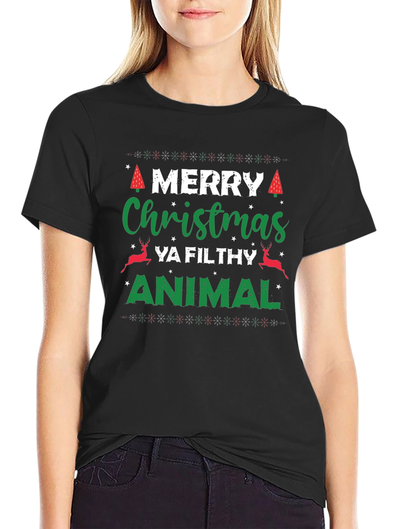 Merry Christmas Ya Filthy Animal T-Shirt