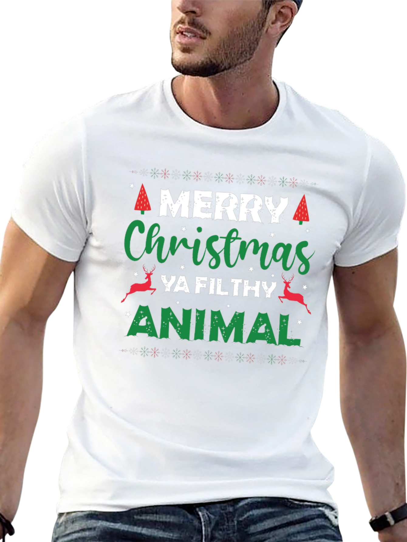 Merry Christmas Ya Filthy Animal T-Shirt