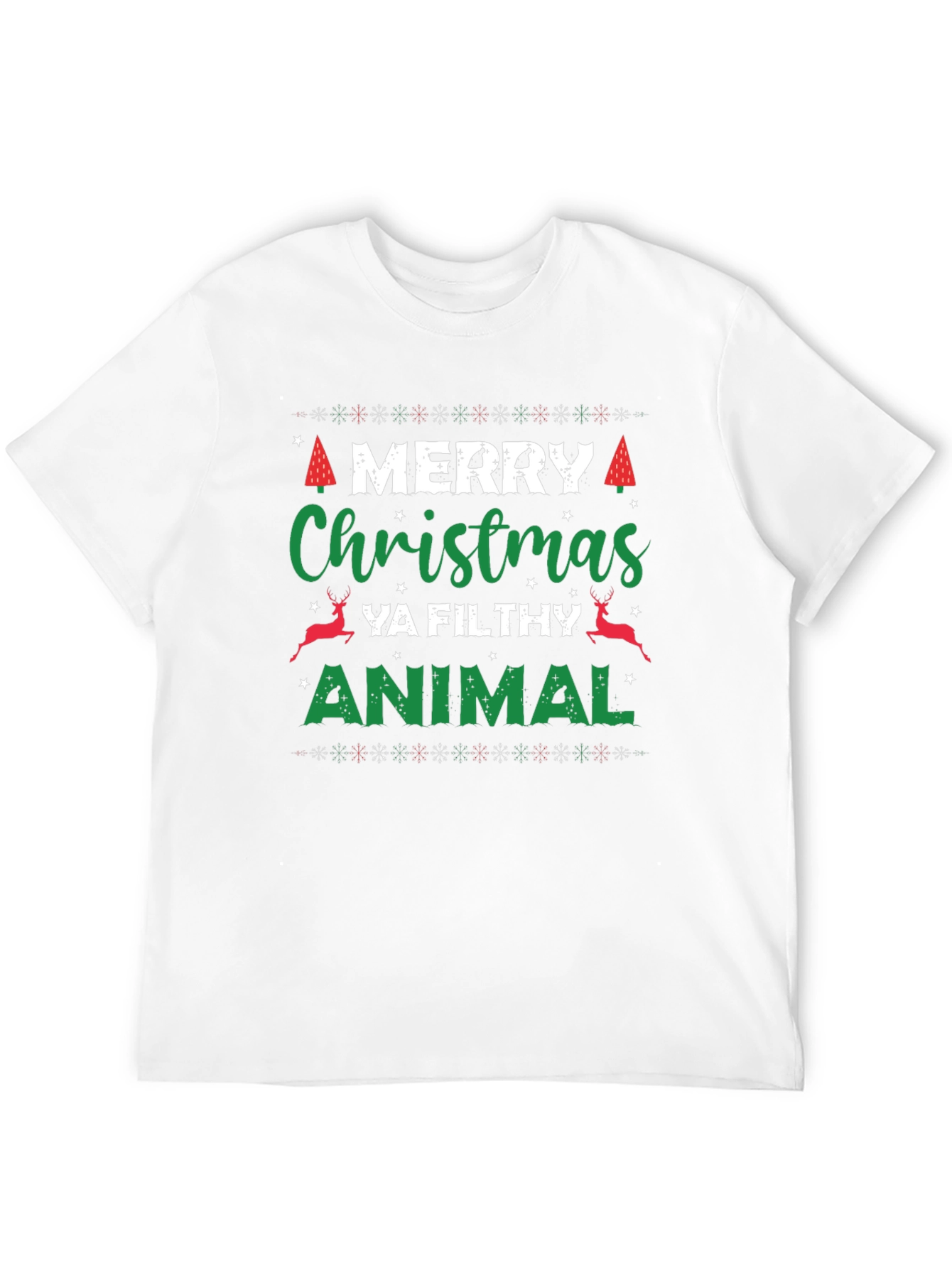 Merry Christmas Ya Filthy Animal T-Shirt