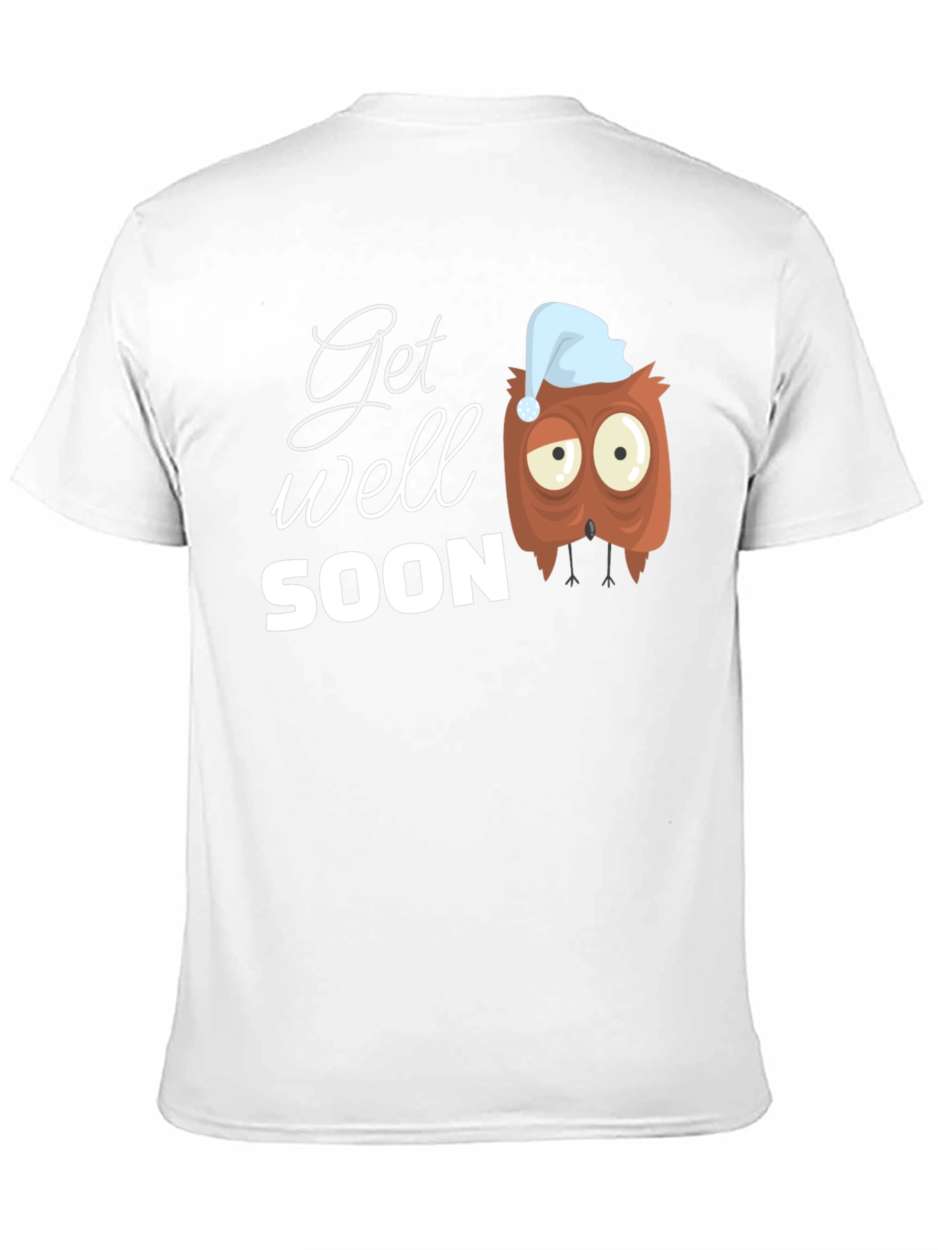 Get Well Soon Owl Graphic T-Shirt