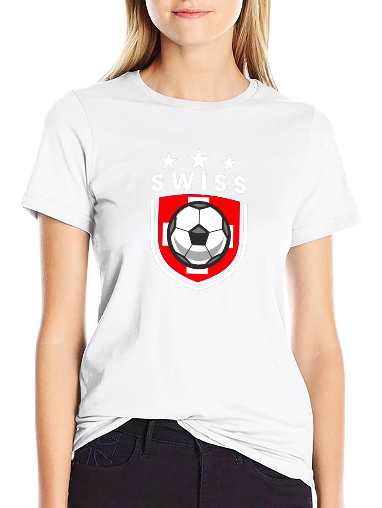 Swiss Soccer Pride T-Shirt - Black
