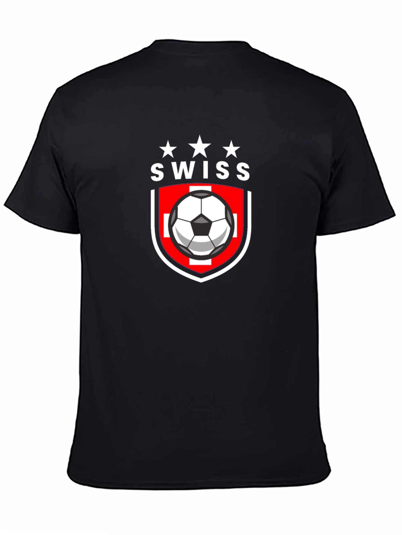 Swiss Soccer Pride T-Shirt - Black