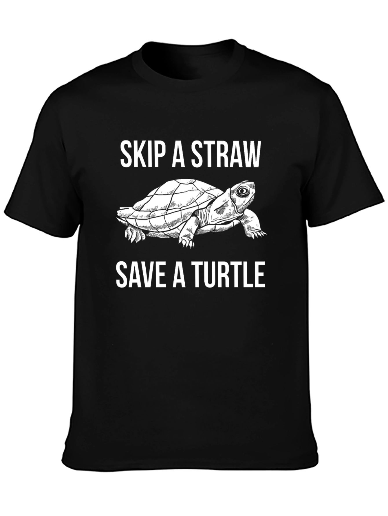 Skip a Straw Save a Turtle Graphic Tee