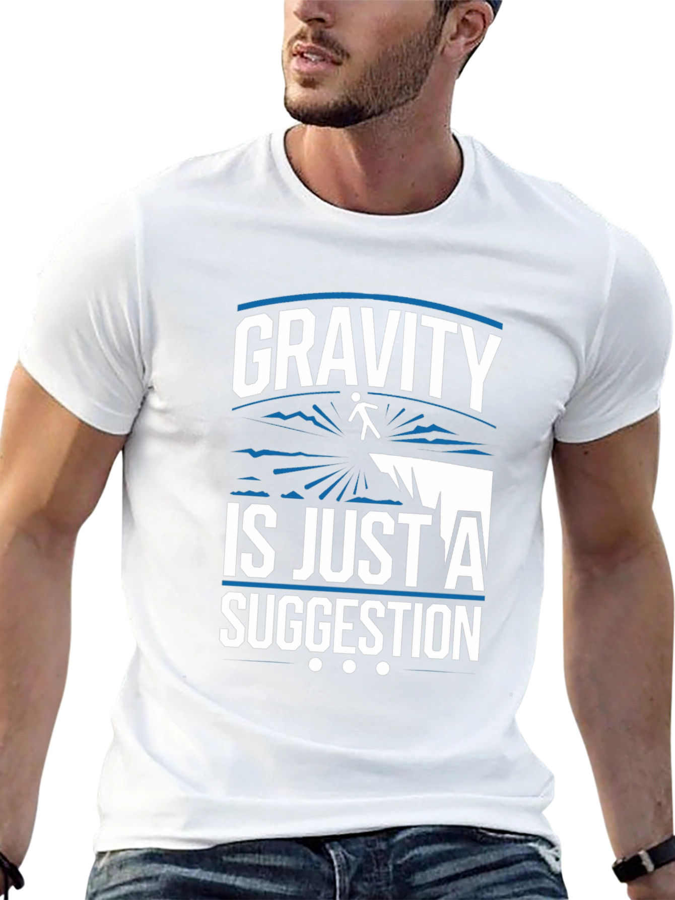 Gravity Suggestion Graphic Tee - Black
