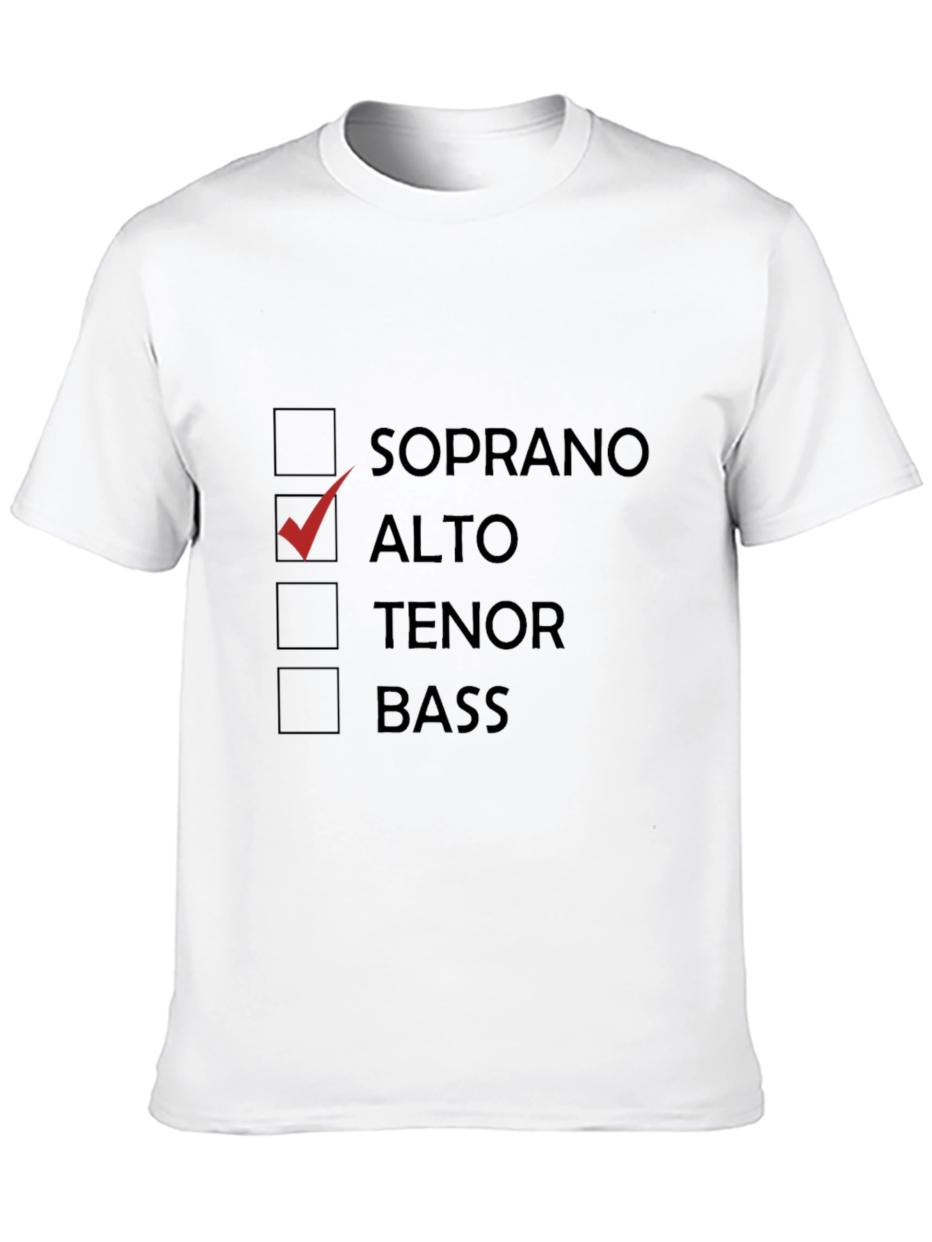 Alto Singer T-Shirt - Voice Part Tee