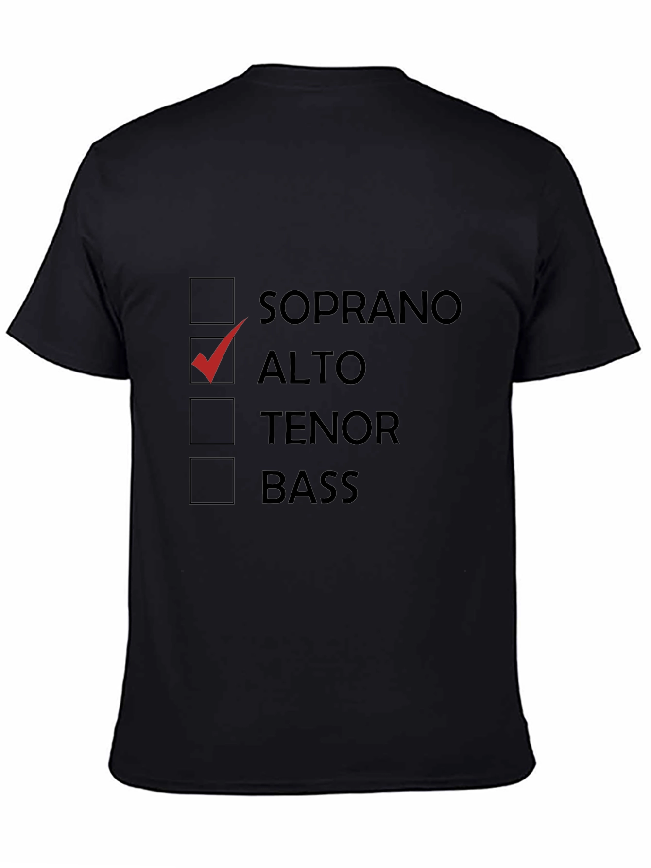 Alto Singer T-Shirt - Voice Part Tee