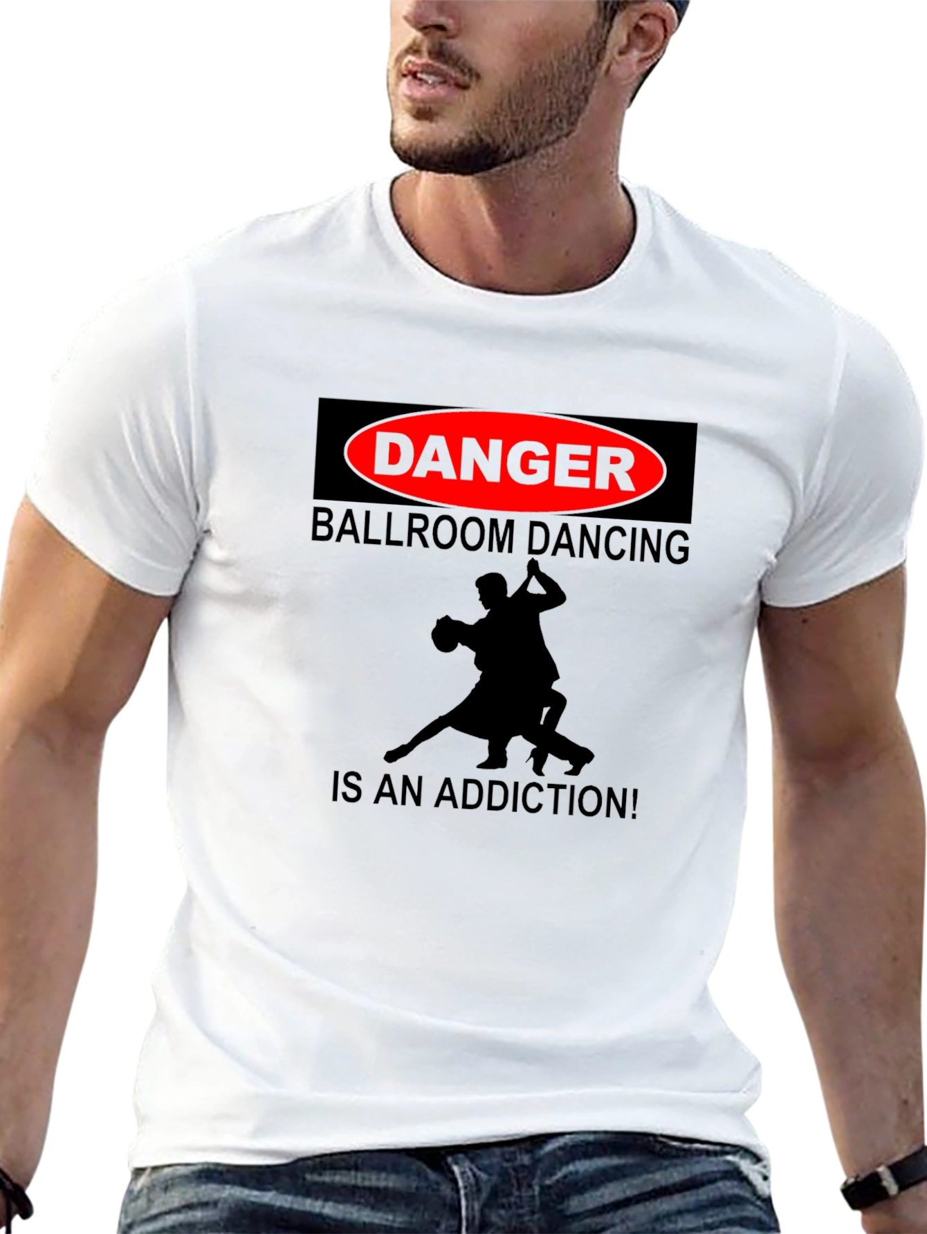 Danger Ballroom Dancing Addiction T-Shirt