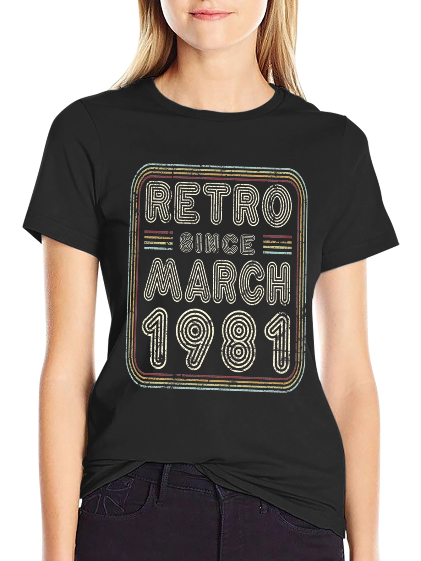 Retro Since March 1981 Graphic T-Shirt