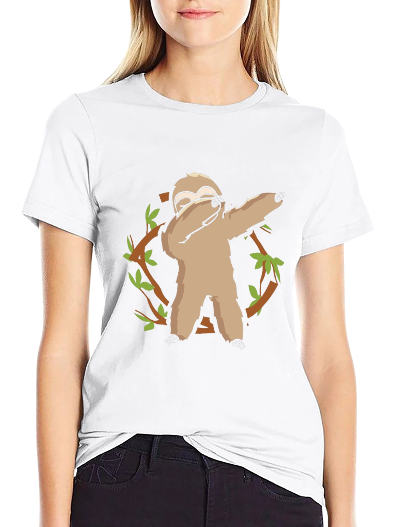 Dabbing Sloth T-Shirt - Funny Animal Tee