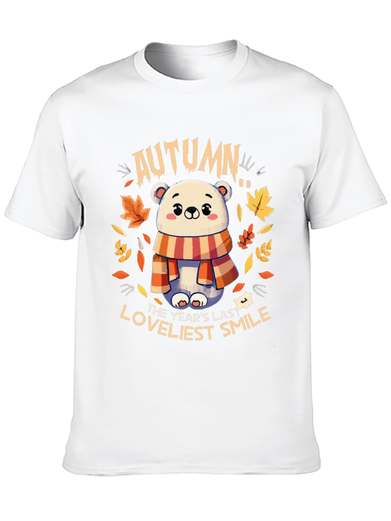Autumn Bear Graphic T-Shirt