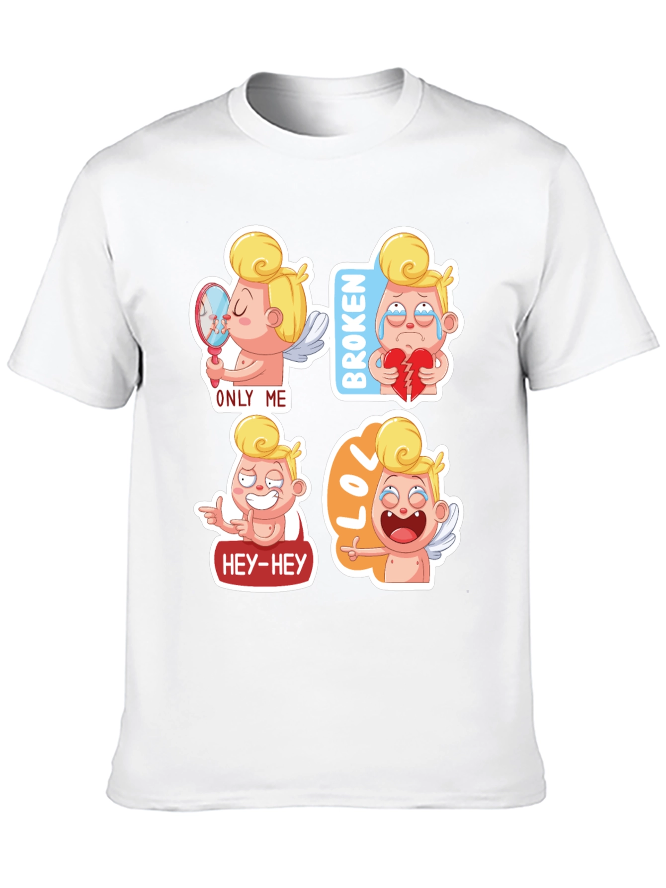 Cupid Emoji T-Shirt - Valentines Day Gift