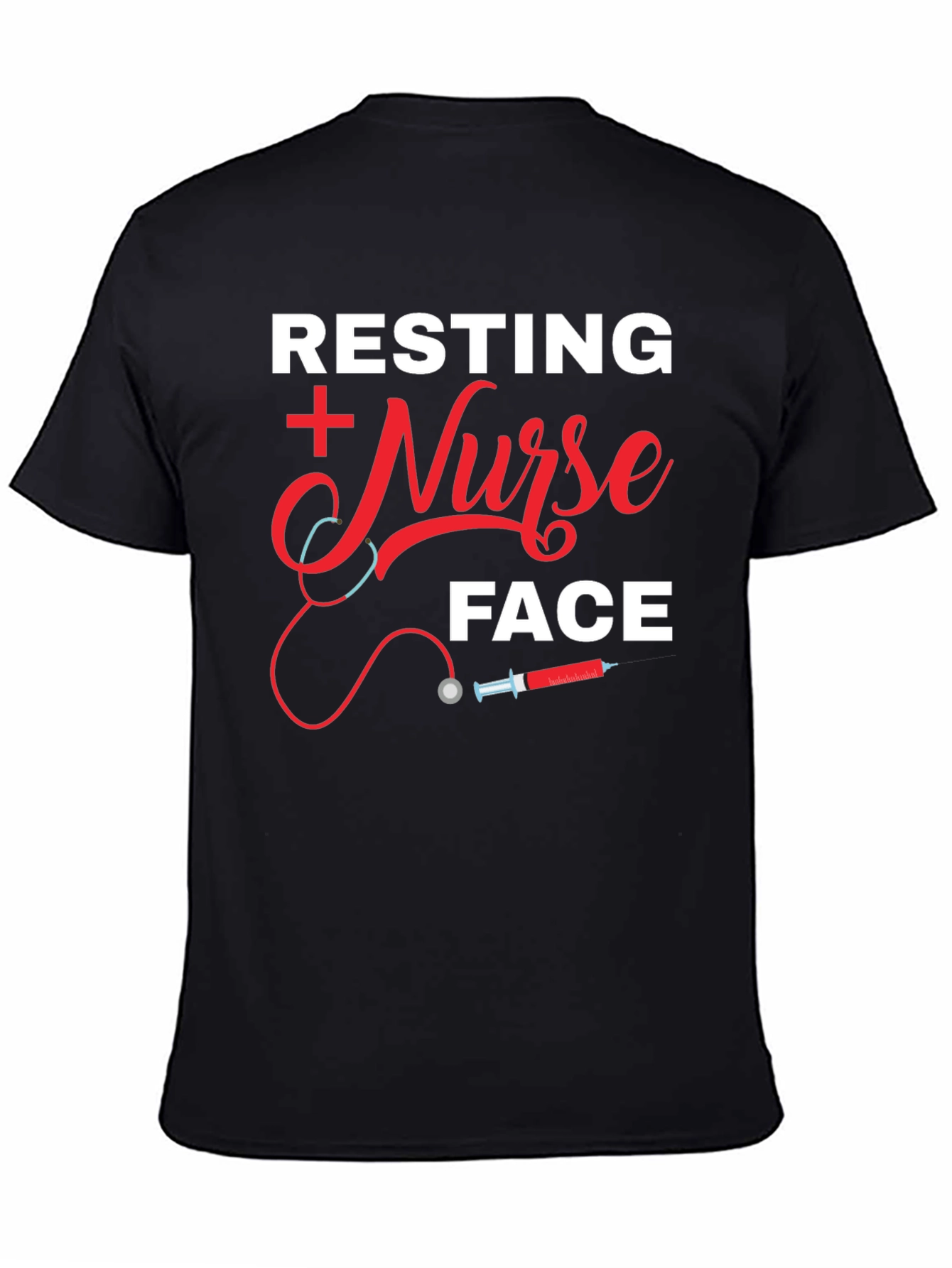 Resting Nurse Face Graphic T-Shirt