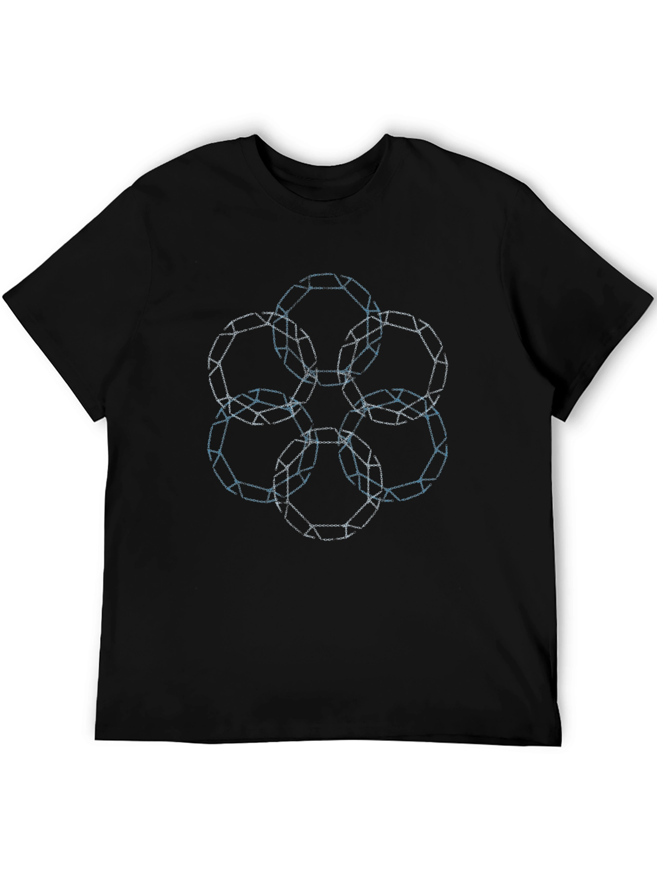 Geometric Rings Graphic T-Shirt - Modern Design