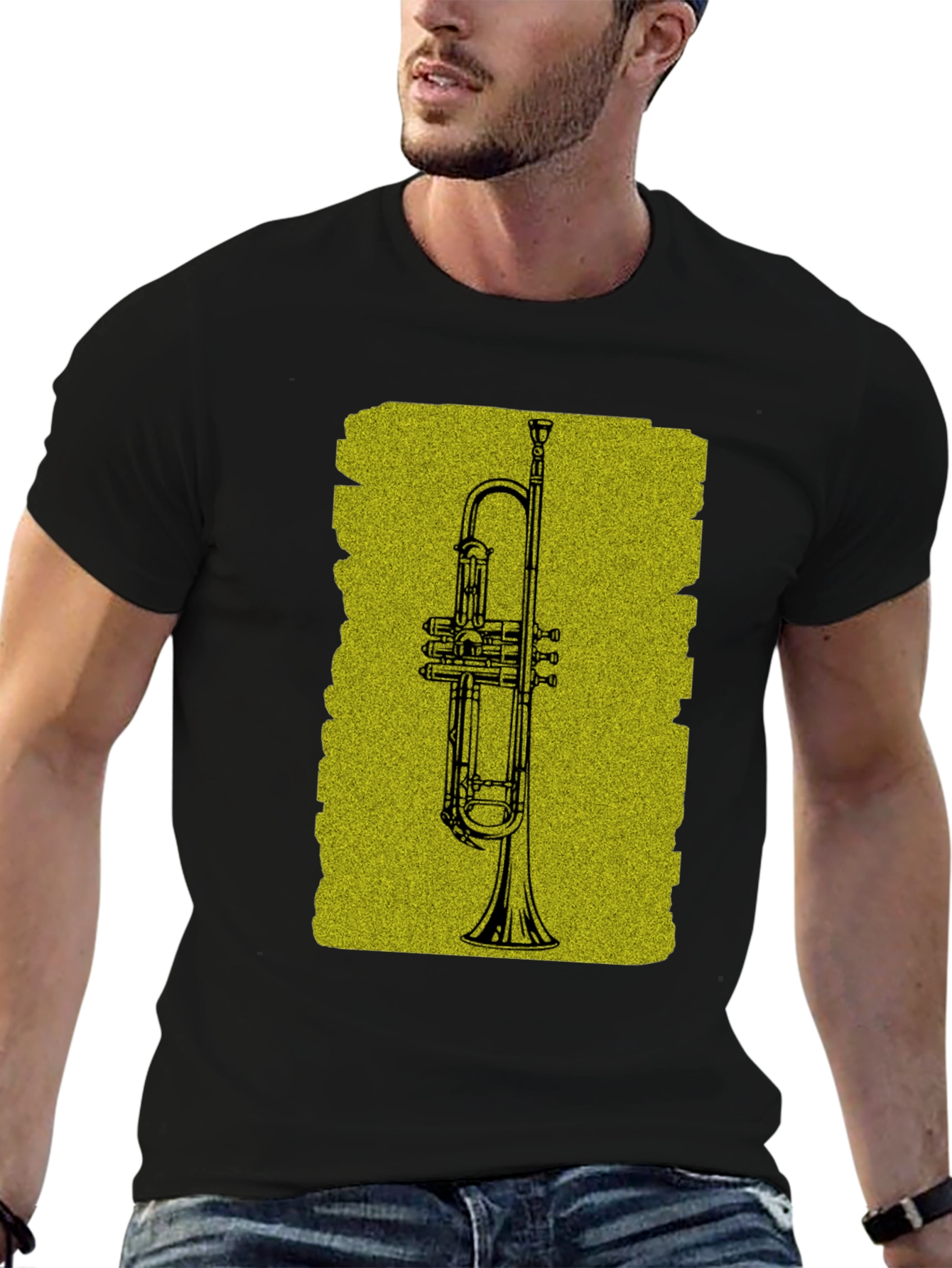 Trumpet Graphic T-Shirt - Musician Tee