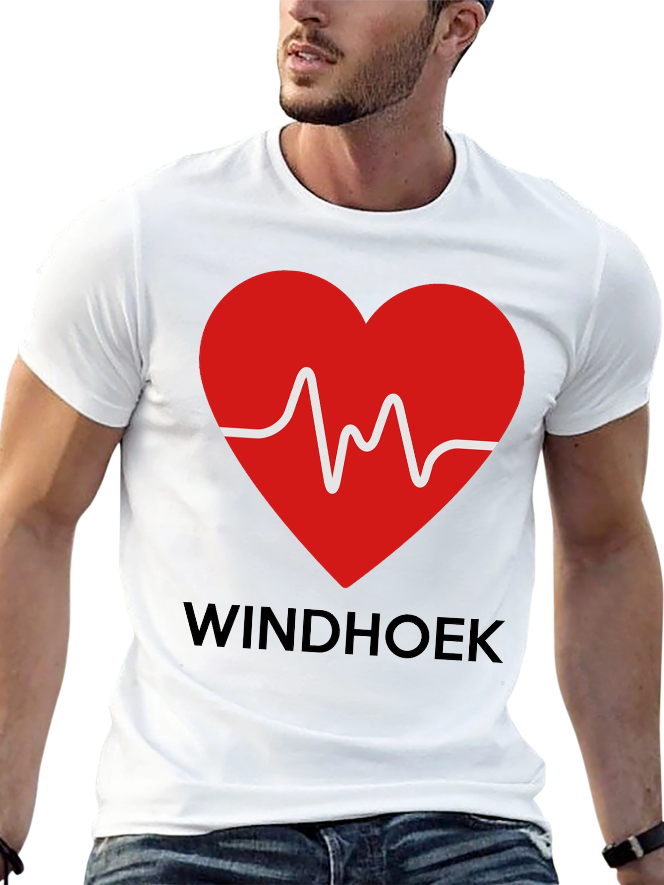 Windhoek Heartbeat Graphic Tee