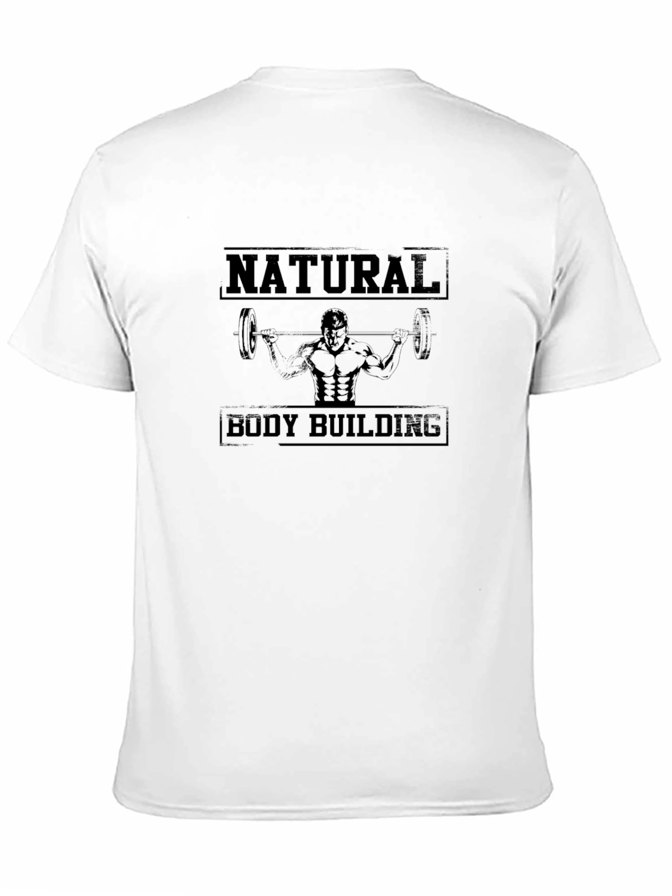 Natural Bodybuilding Black Graphic Tee