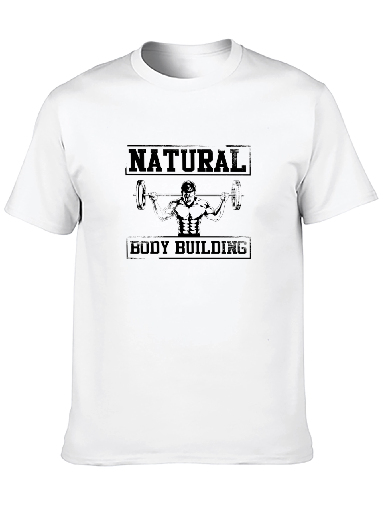 Natural Bodybuilding Black Graphic Tee