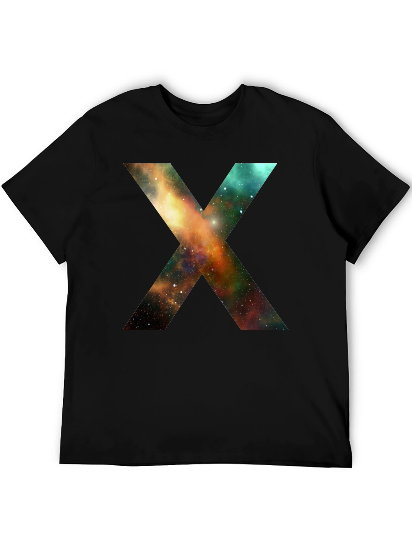 Galaxy X T-Shirt - Black Cotton Blend Tee