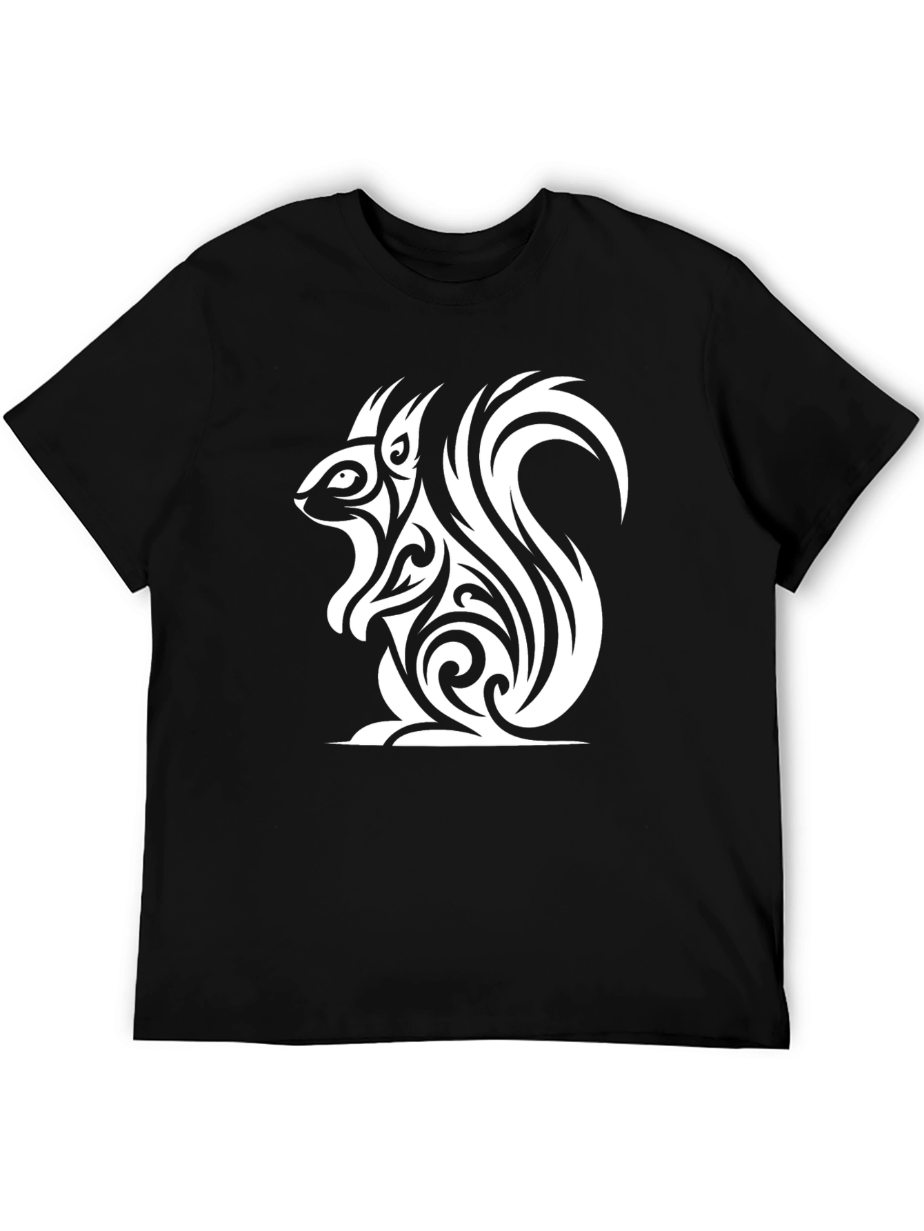Tribal Squirrel Graphic T-Shirt - Unique Design