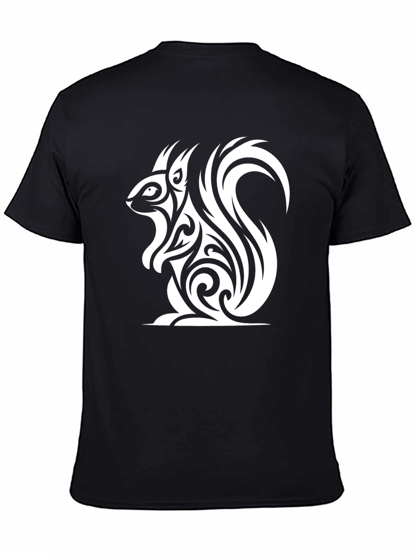 Tribal Squirrel Graphic T-Shirt - Unique Design