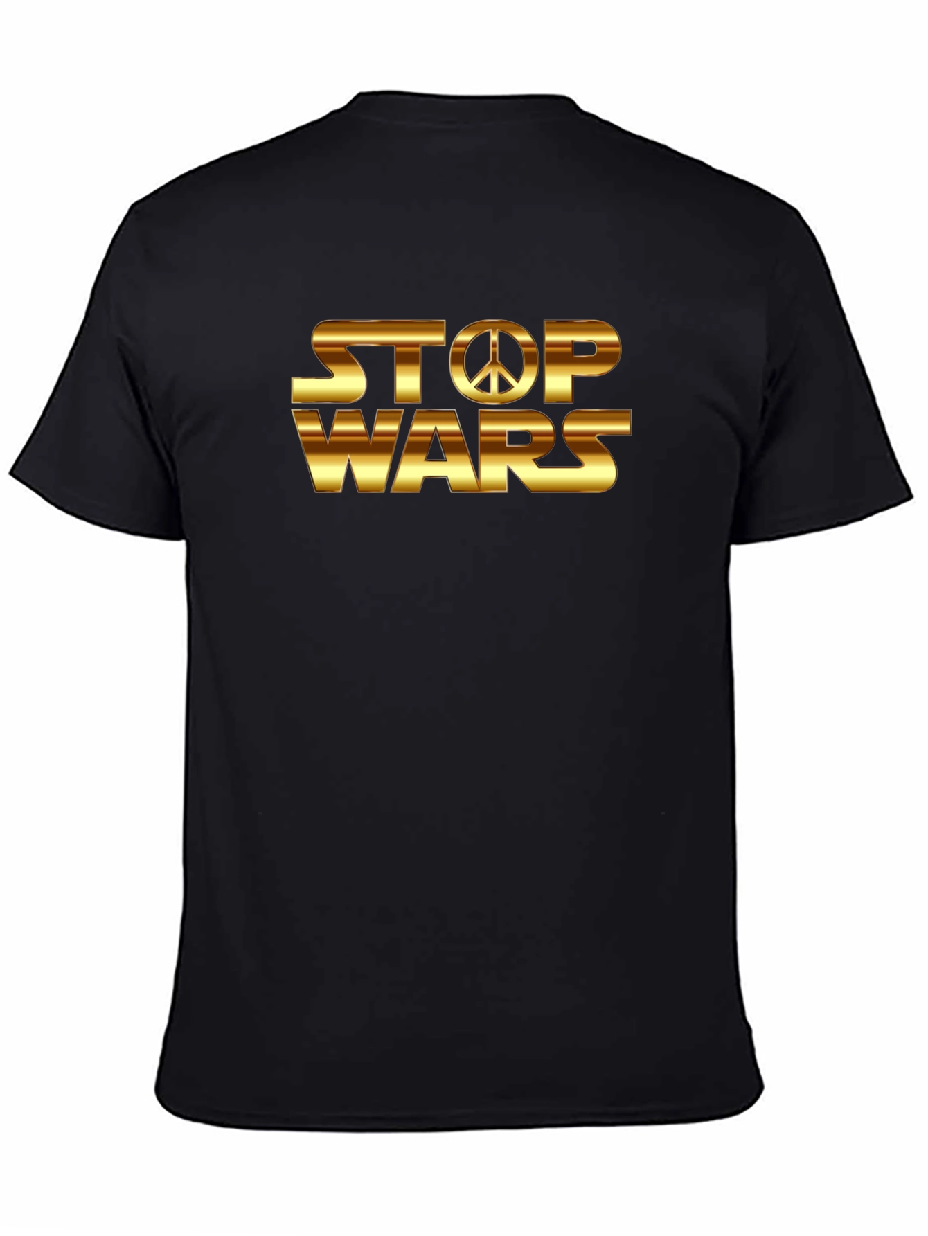 Stop Wars Peace Sign Graphic T-Shirt