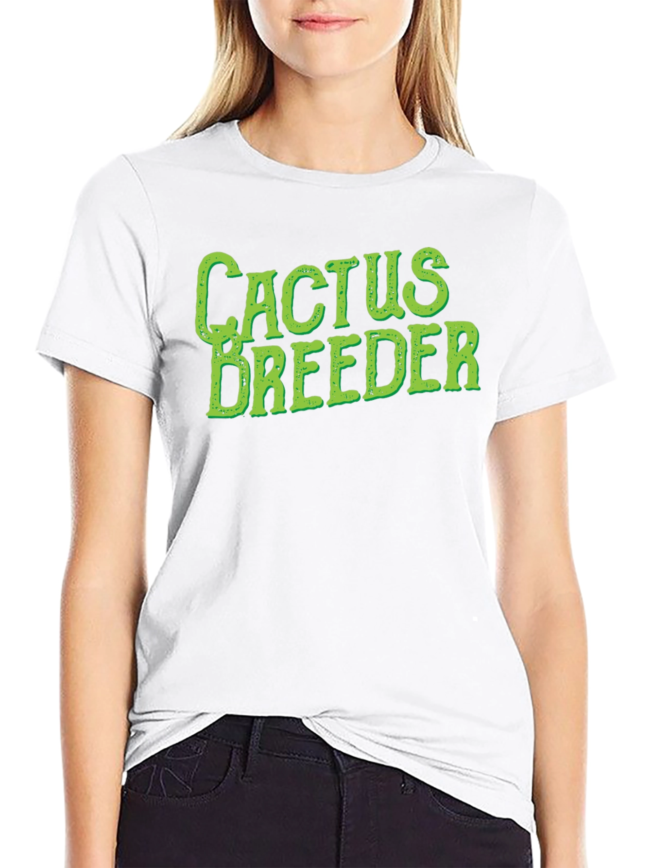 Cactus Breeder Graphic Tee - Novelty T-Shirt