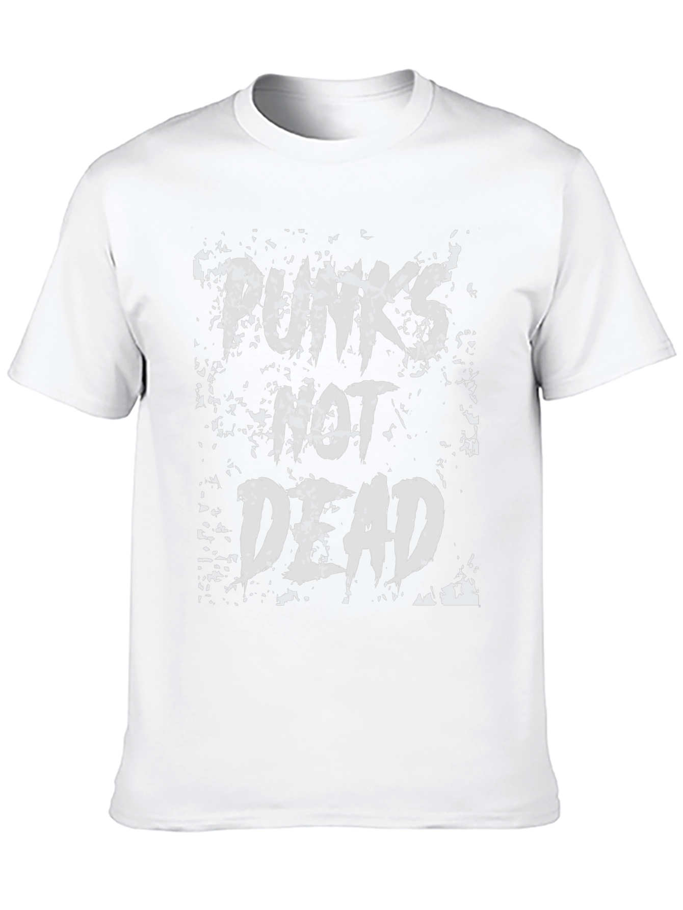 Punks Not Dead Graphic T-Shirt - Black Cotton Tee