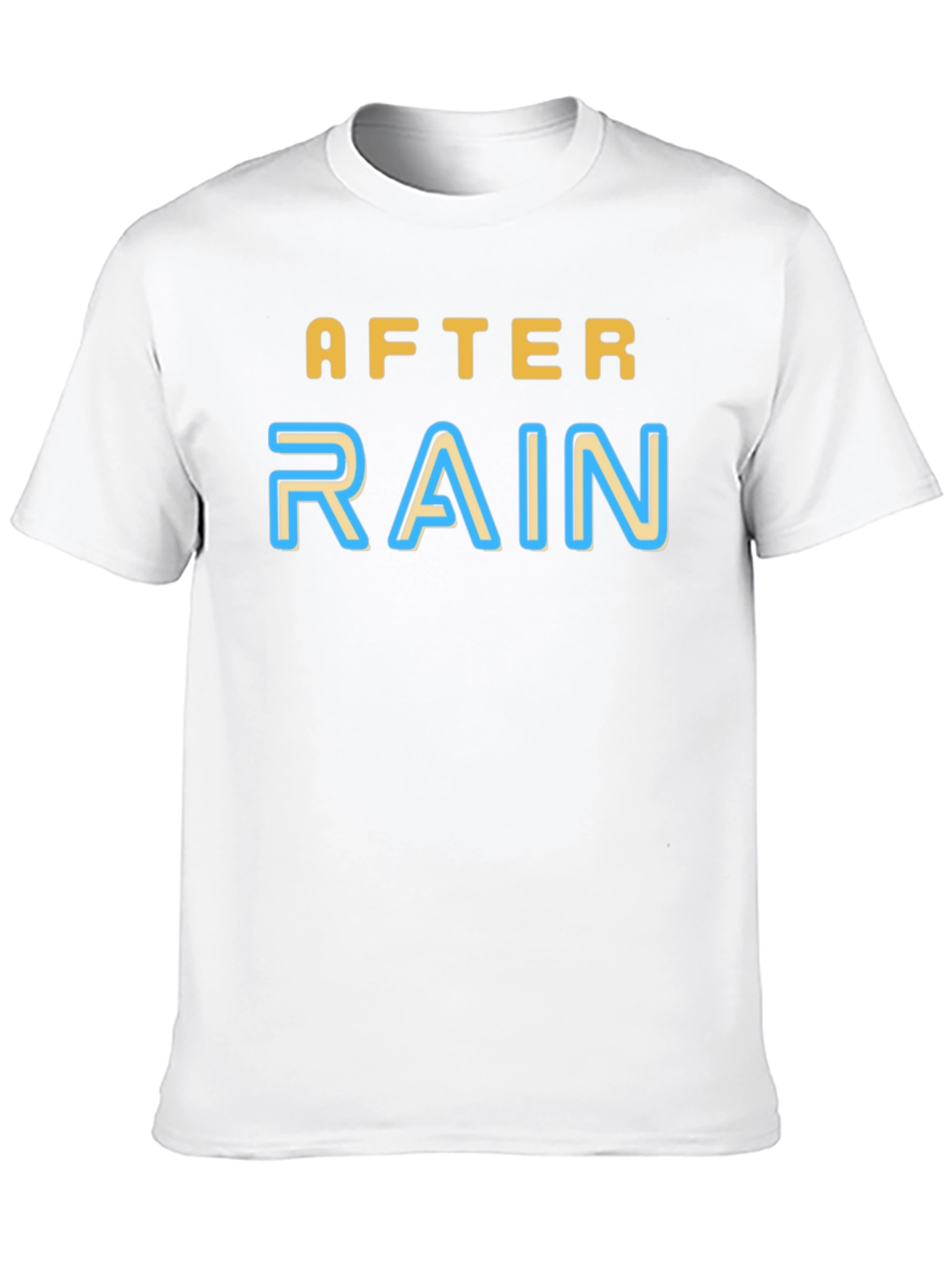 After Rain Graphic Tee - Soft Black T-Shirt