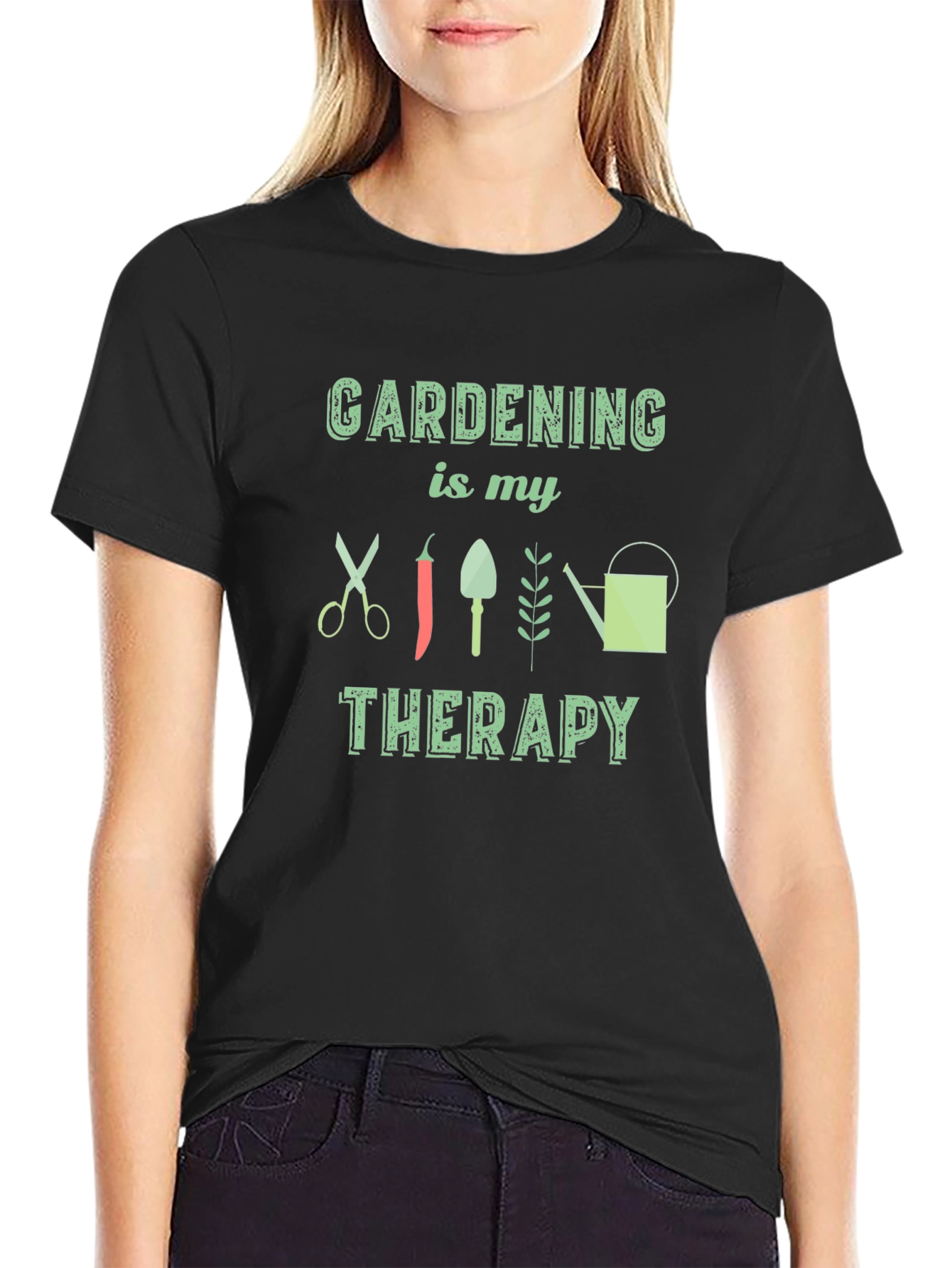 Gardening is My Therapy Graphic Tee