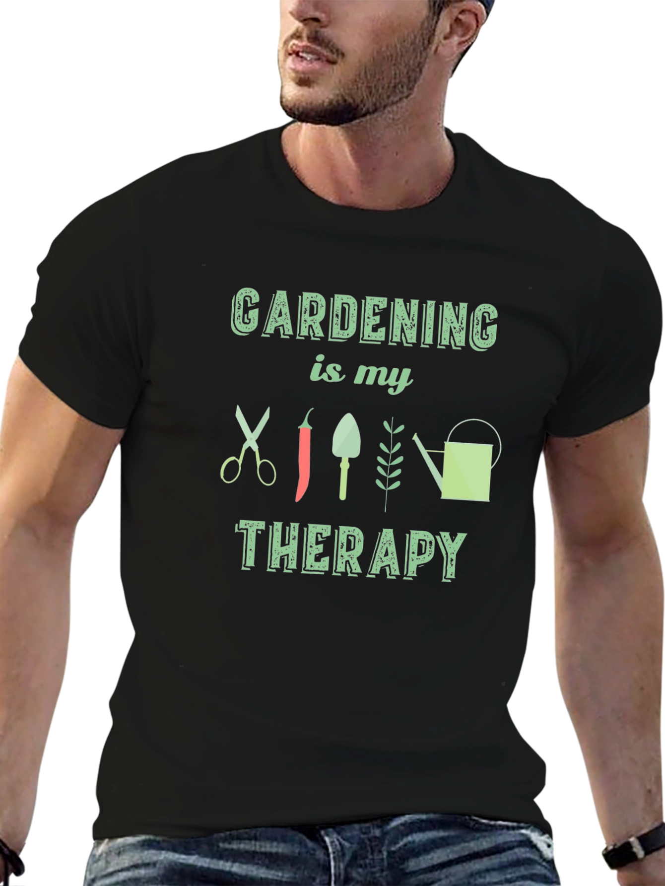 Gardening is My Therapy Graphic Tee