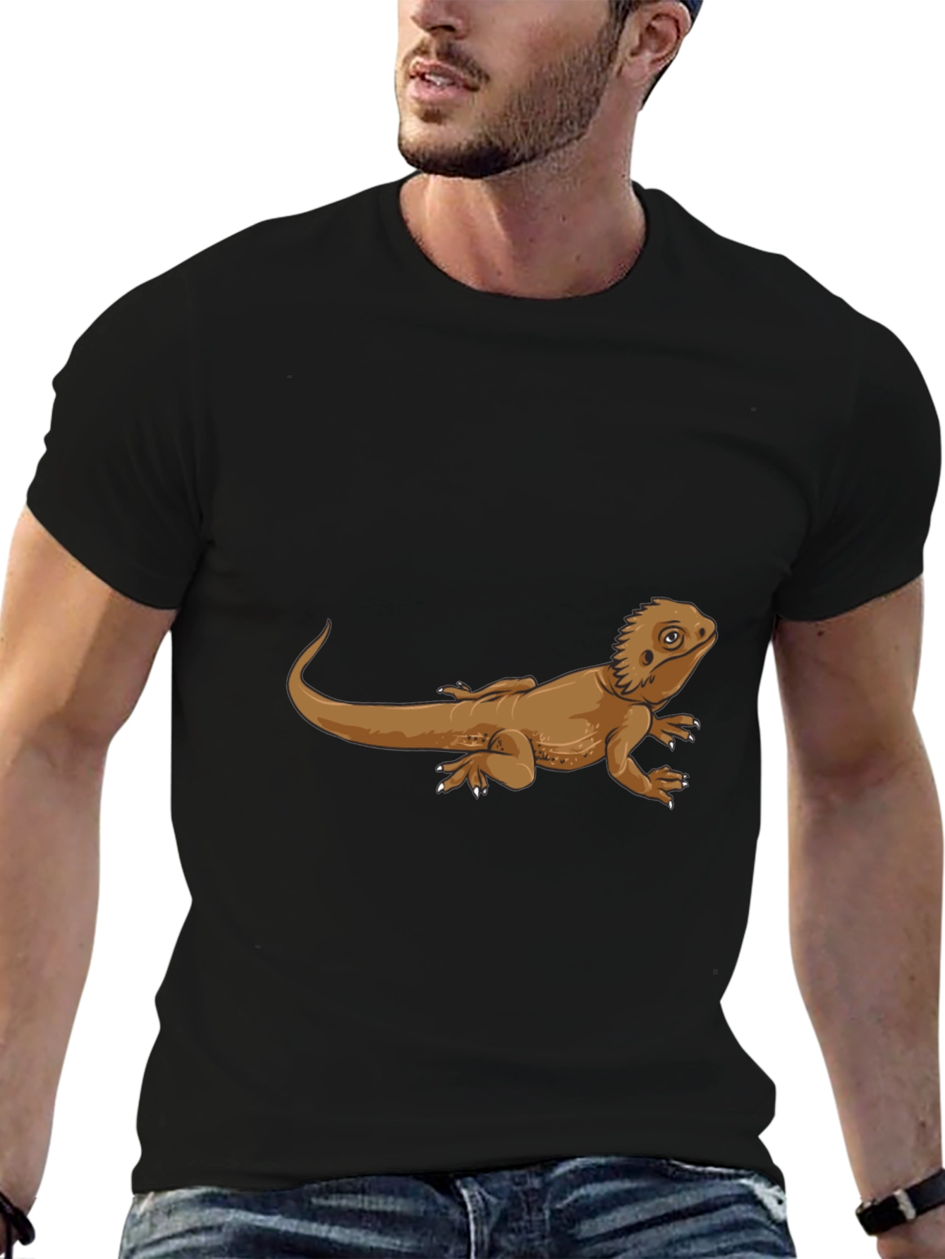 Bearded Dragon Graphic Tee - Cool Reptile Lover Shirt