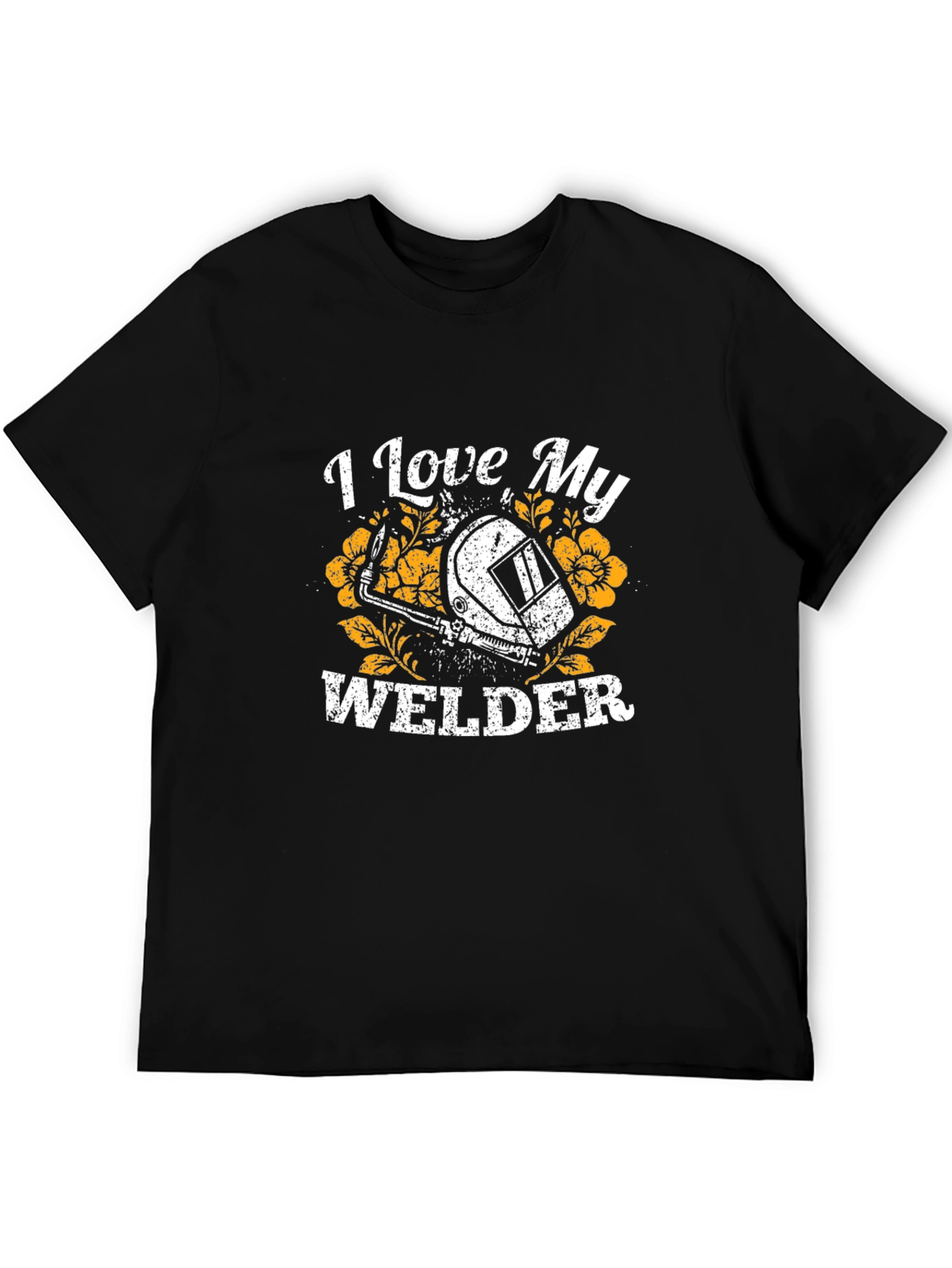 I Love My Welder Graphic T-Shirt - Black