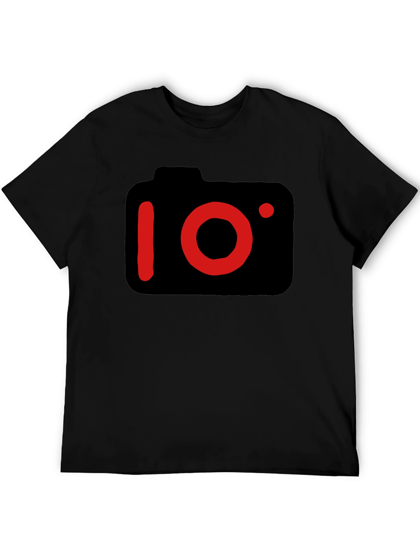 Camera Graphic Black T-Shirt